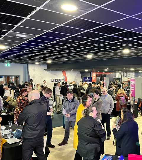 Candidates attending a Jobs Fair