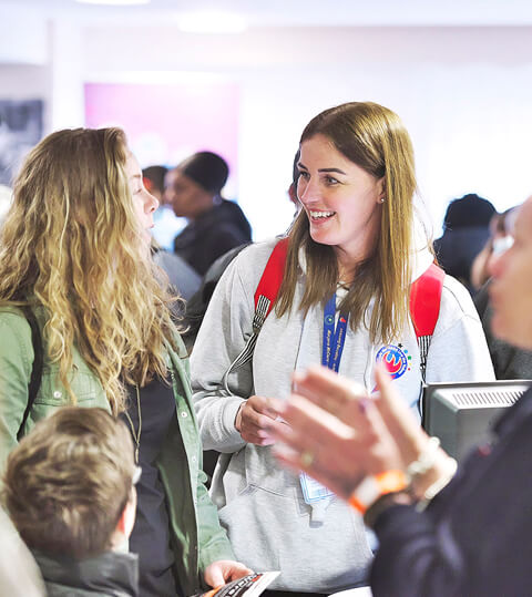 People attending a Jobs Fair