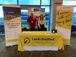 Leeds Bradford Airport at our event in Leeds