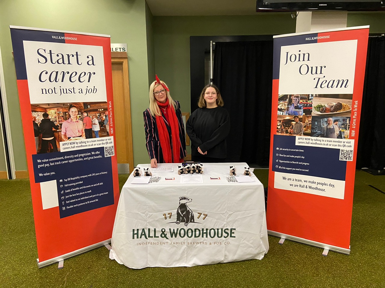 Hall & Woodhouse at our event in Leicester