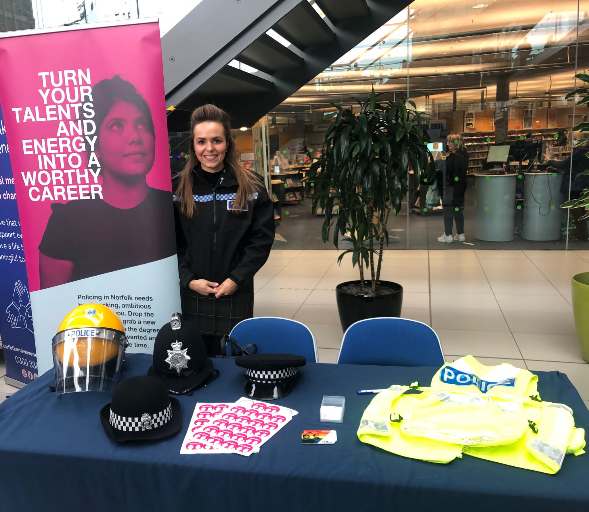 Norfolk Police at our event in Norwich