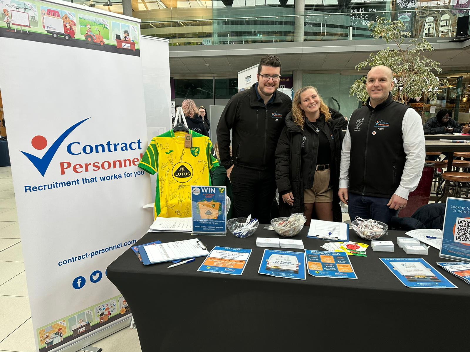 Contract Personnel at our event in Norwich