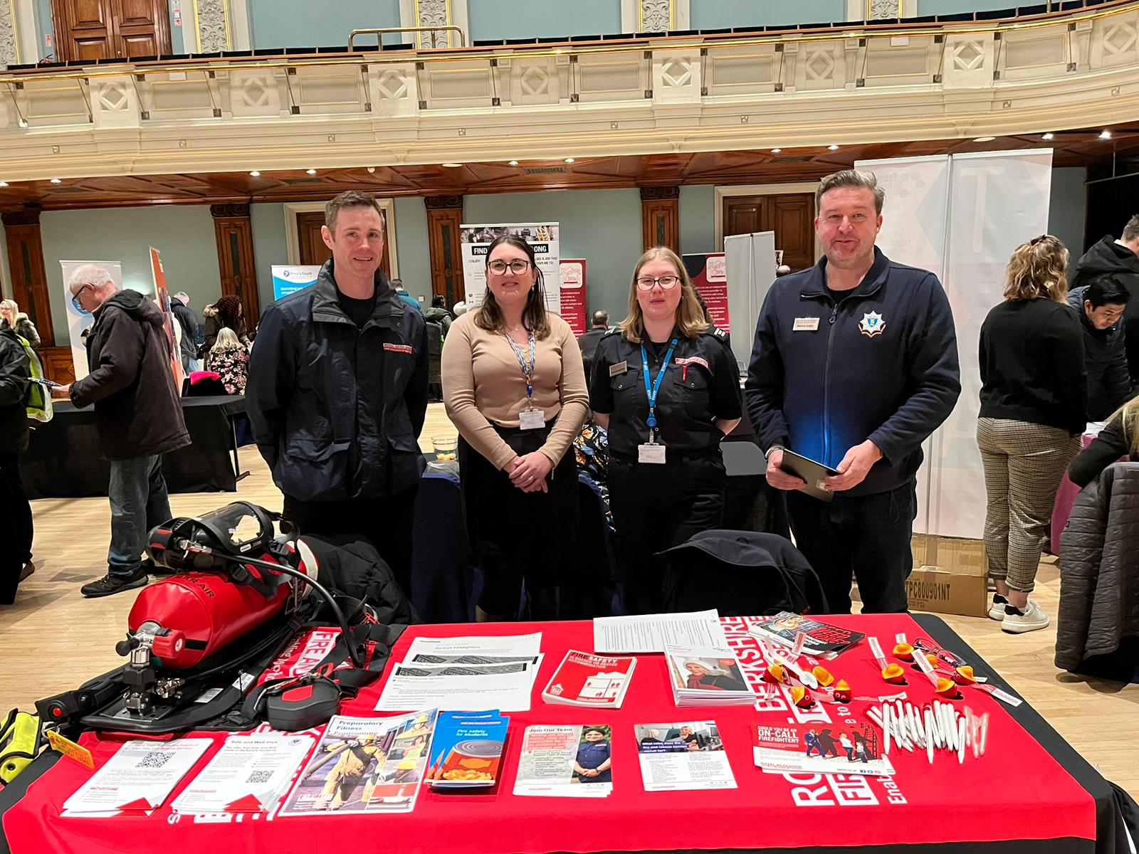 Royal Berkshire Fire and Rescue service at our event in Reading