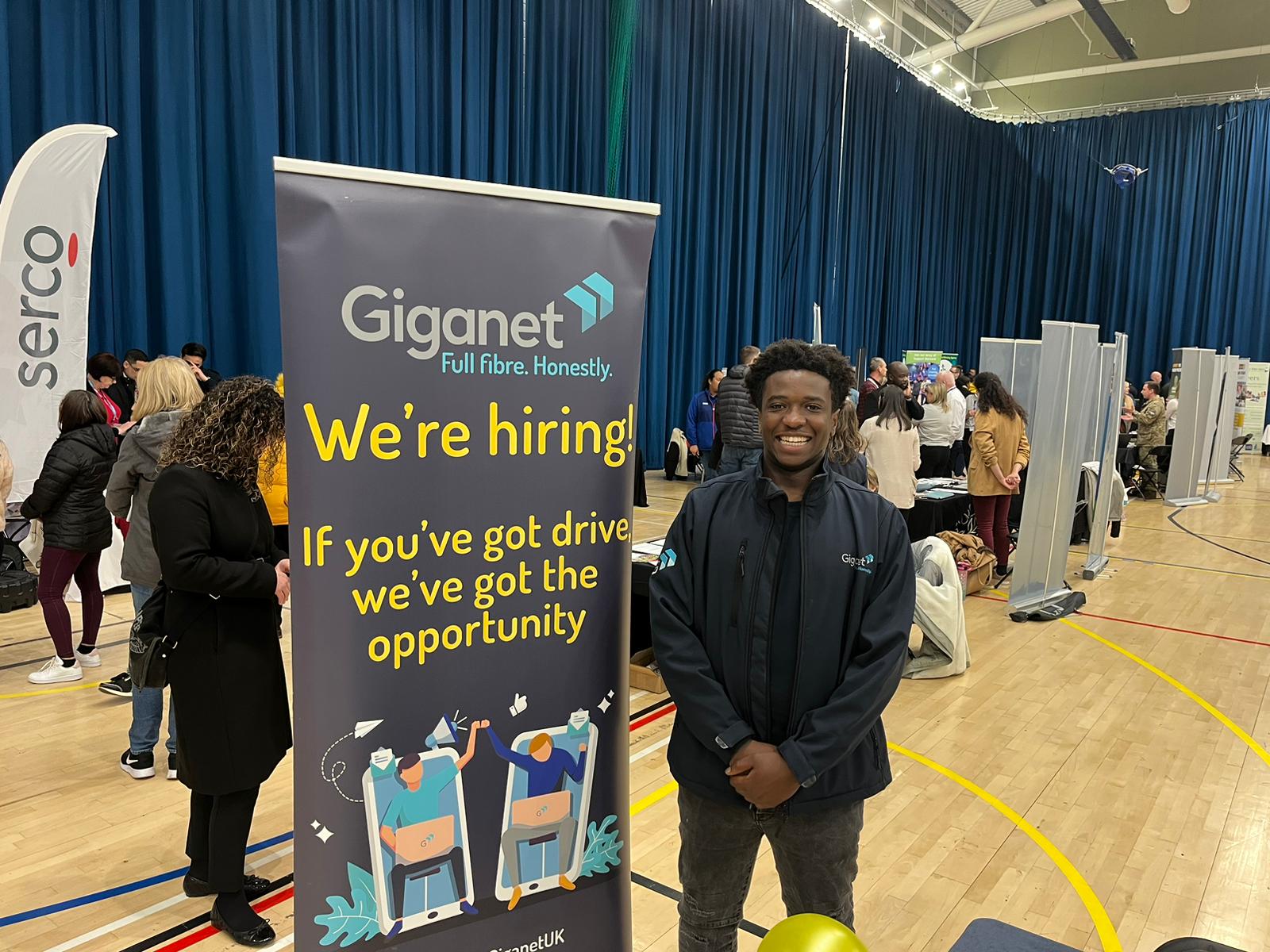 Giganet at our event in Crawley