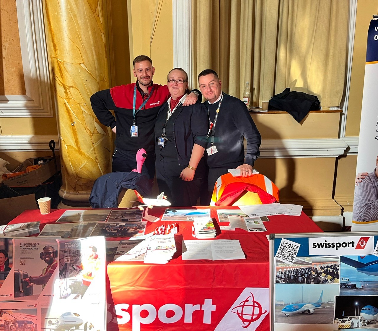 Swissport at our event in Cardiff