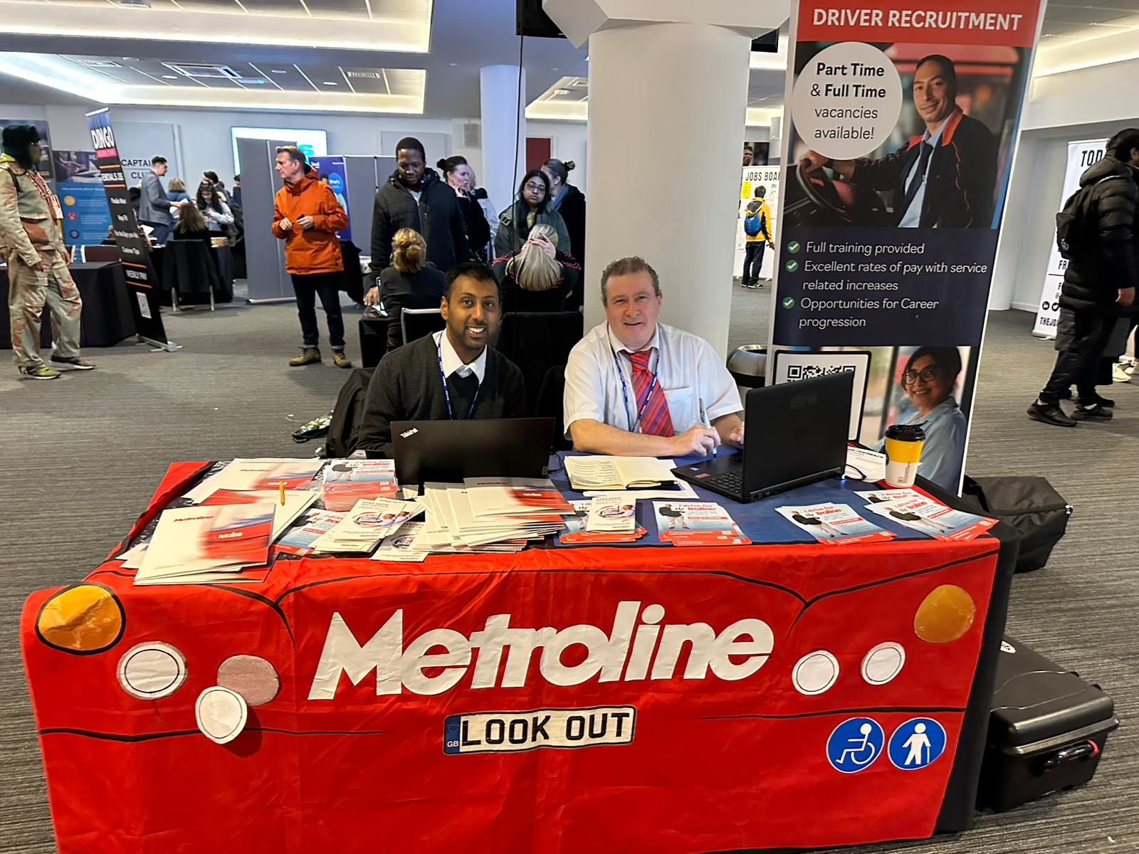 Metroline at our event in West London