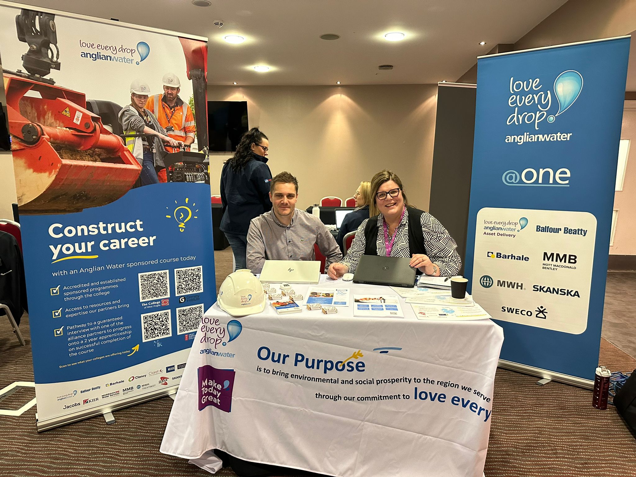 Anglian Water at our event in Milton Keynes