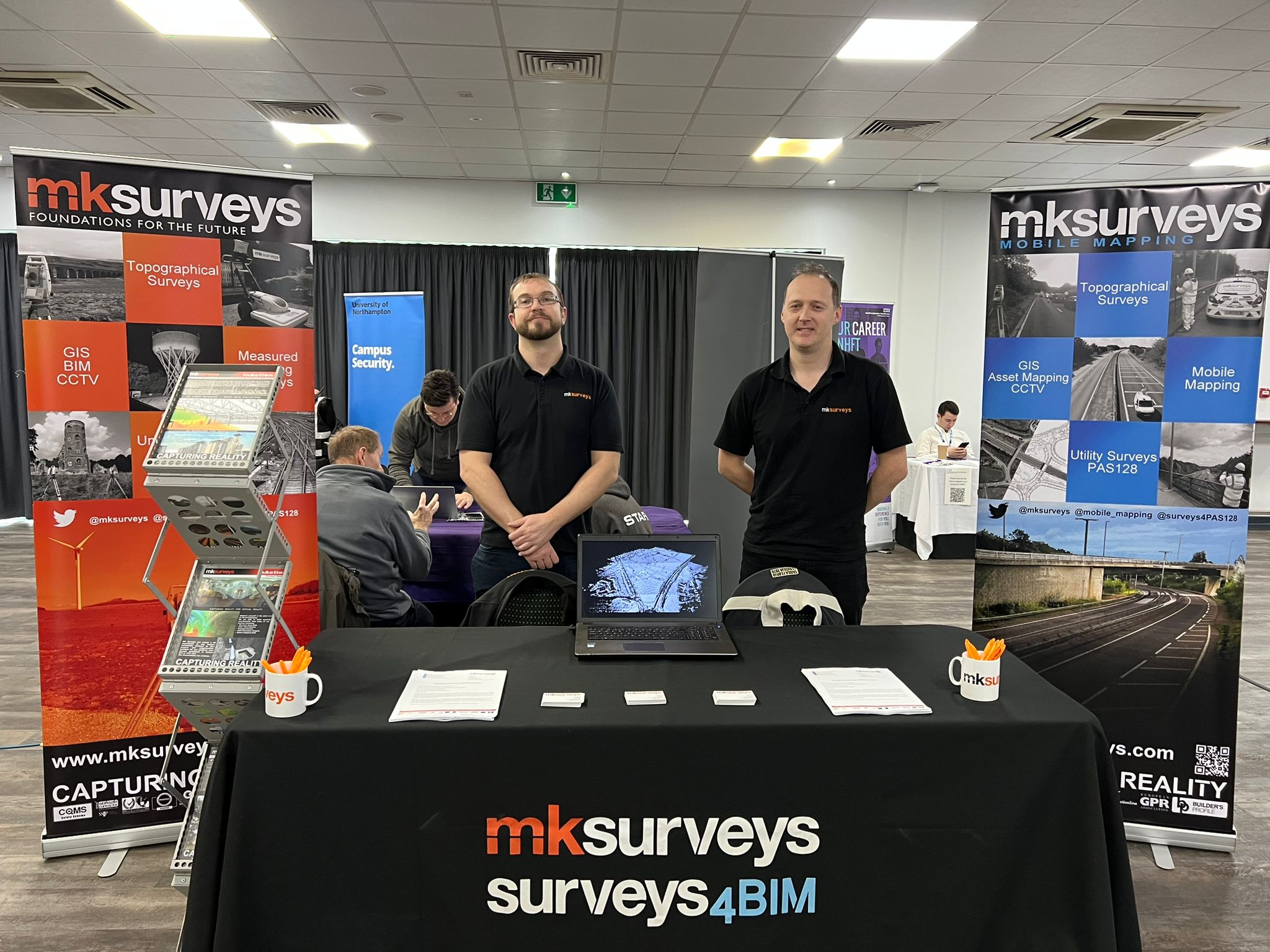 MK Surveys at our event in Northampton