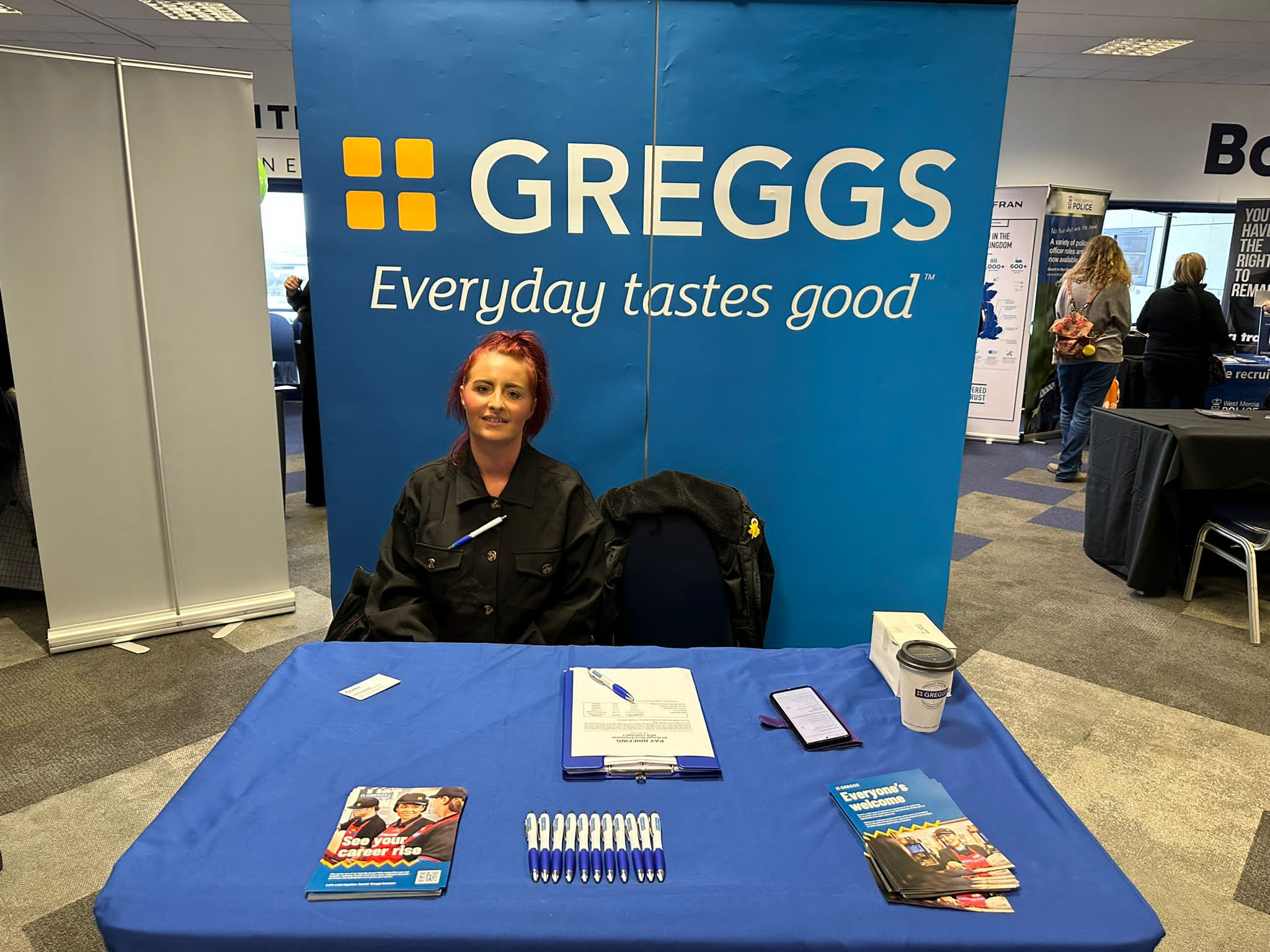 Greggs at our event in Worcester