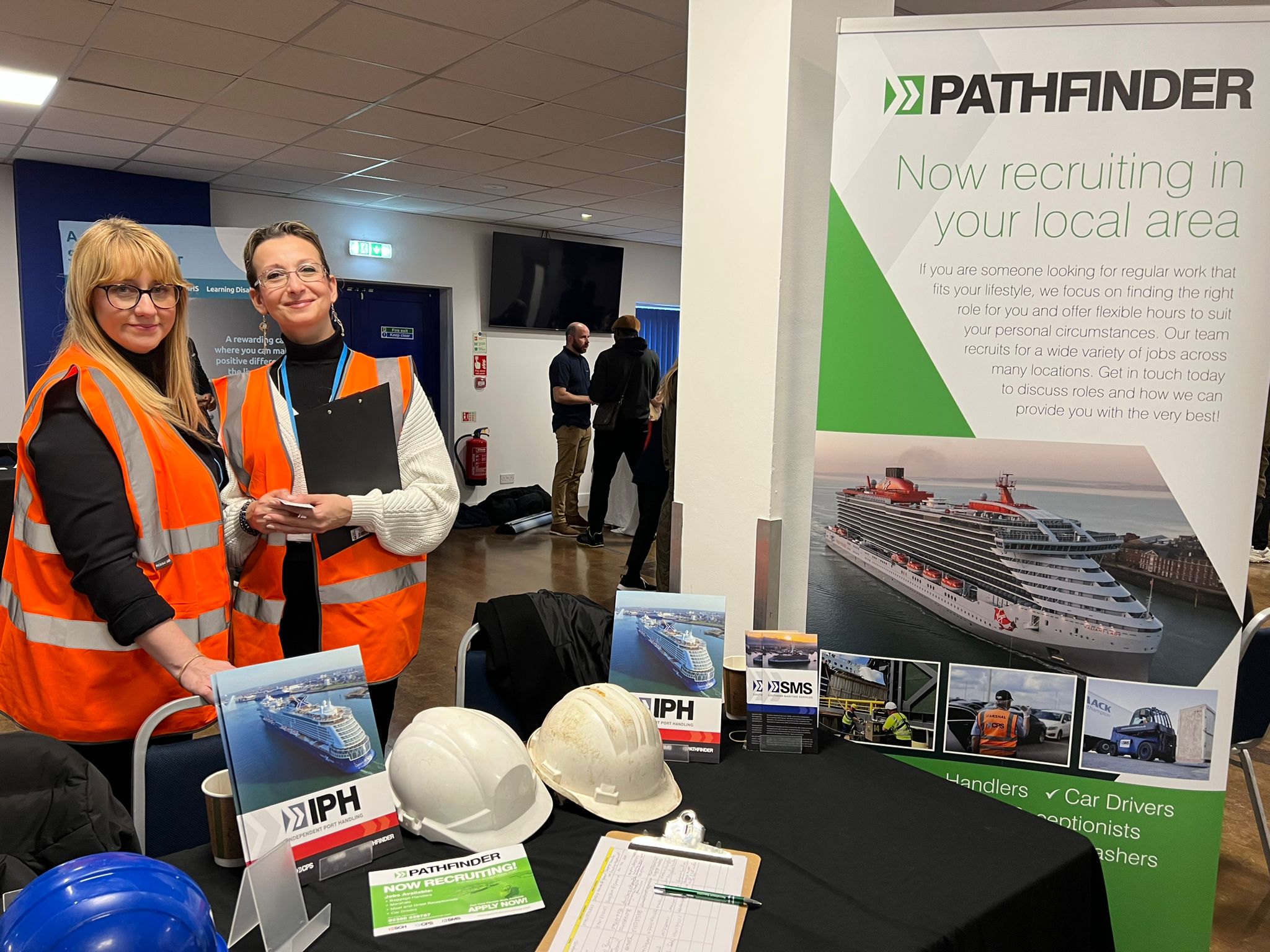 Pathfinder Personnel at our event in Portsmouth