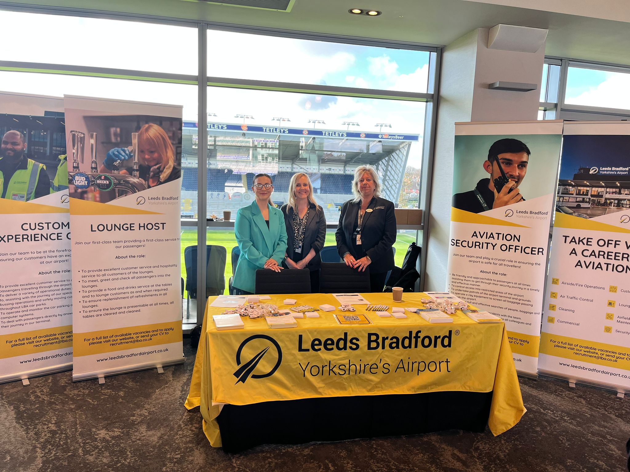 Leeds Bradford Airport at our event in Leeds