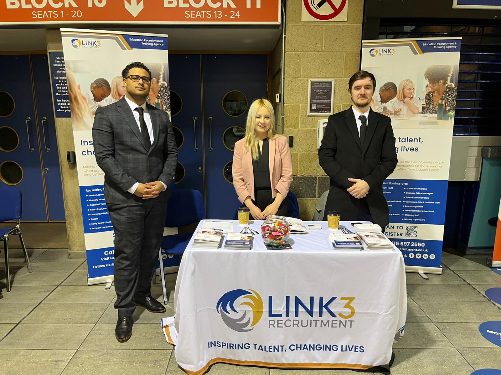 Link 3 Recruitment at our event in Nottingham