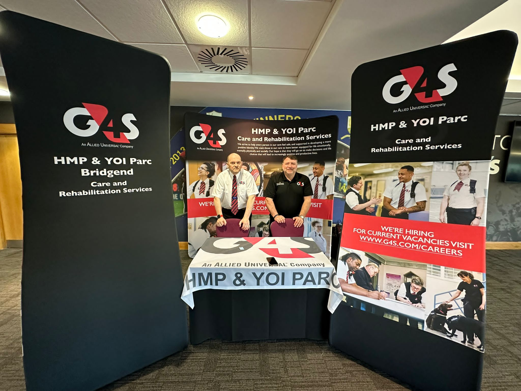 G4S at our event in Swansea