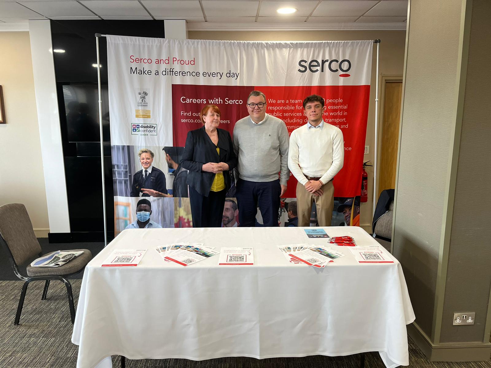 Serco at our event in West Brom