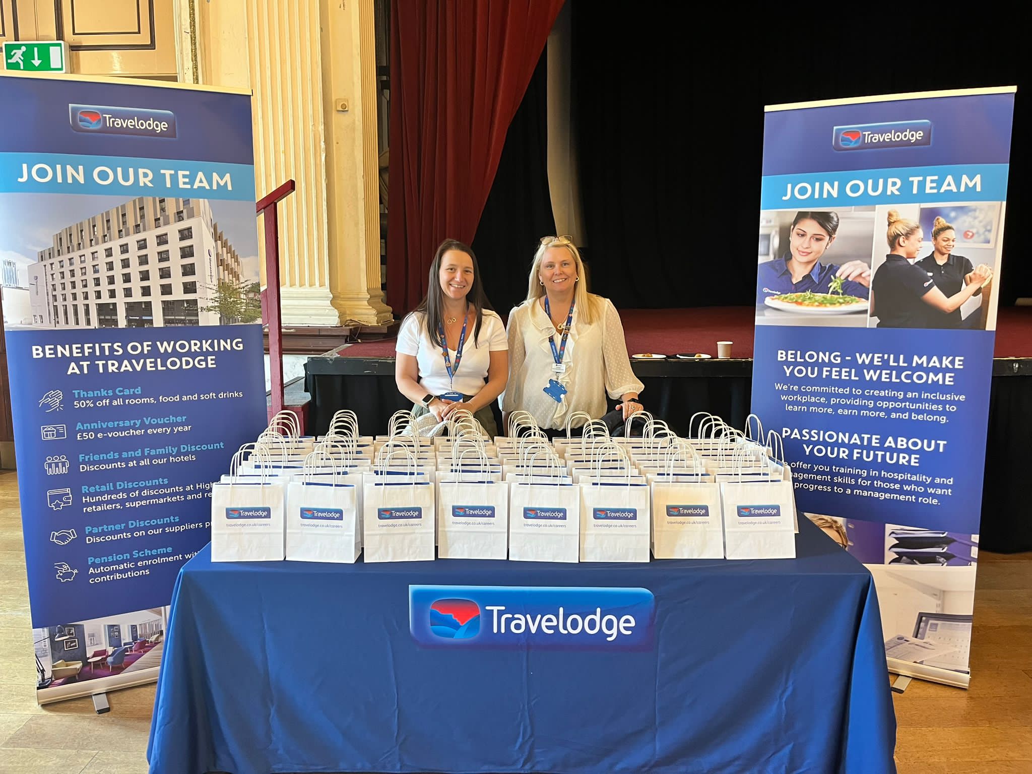 Travelodge at our event in East London