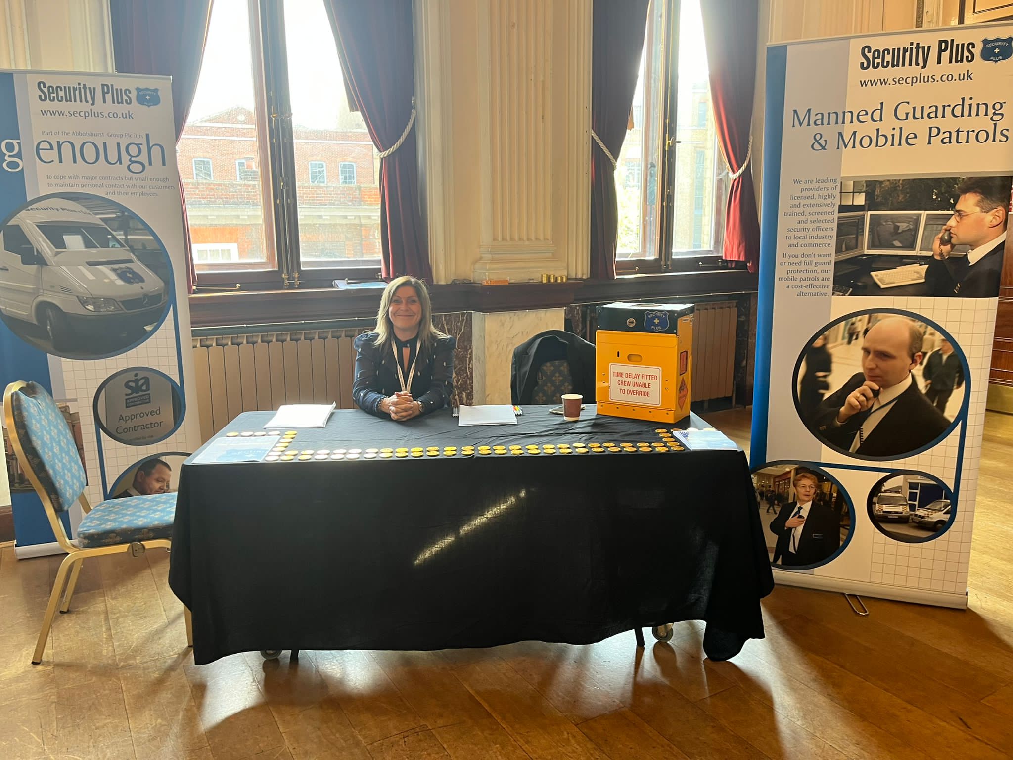 Security Plus at our event in East London