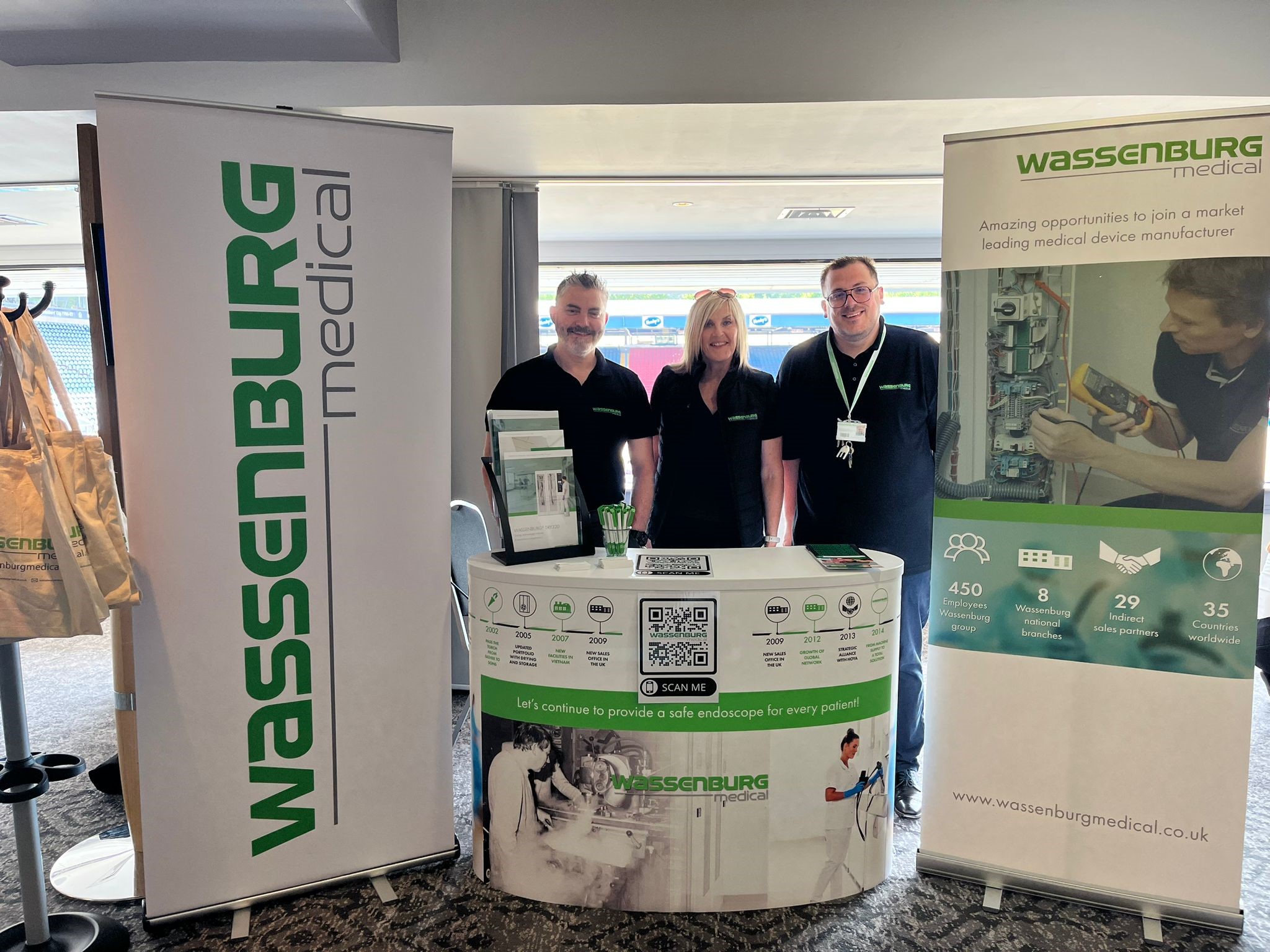 Wassenburg Medical at our event in Blackburn