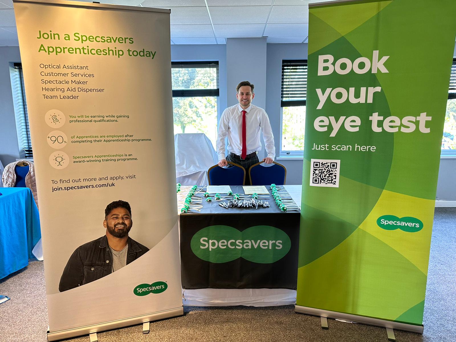 Specsavers at our event in Bournemouth