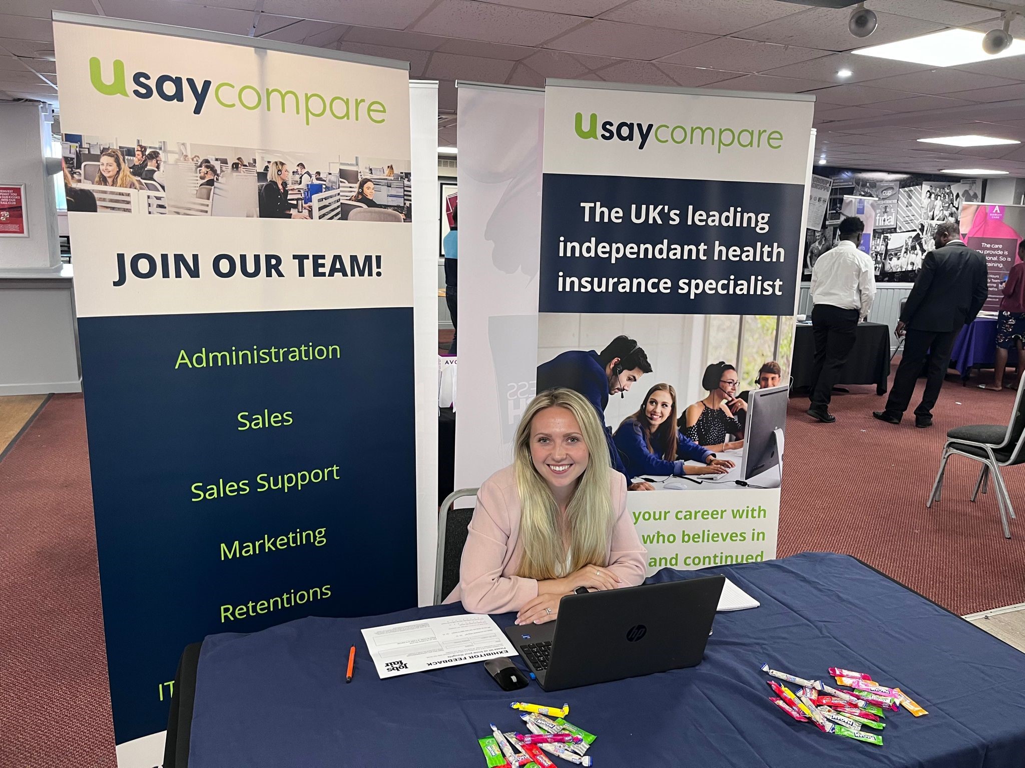 Usay Compare at our event in Swindon