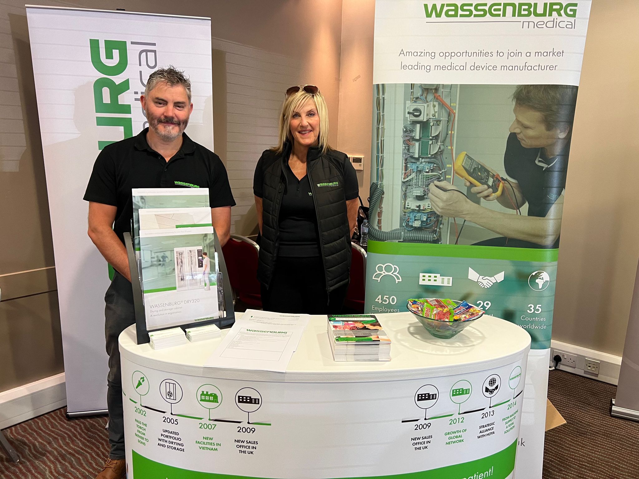 Wassenburg Medical at our event in Milton Keynes