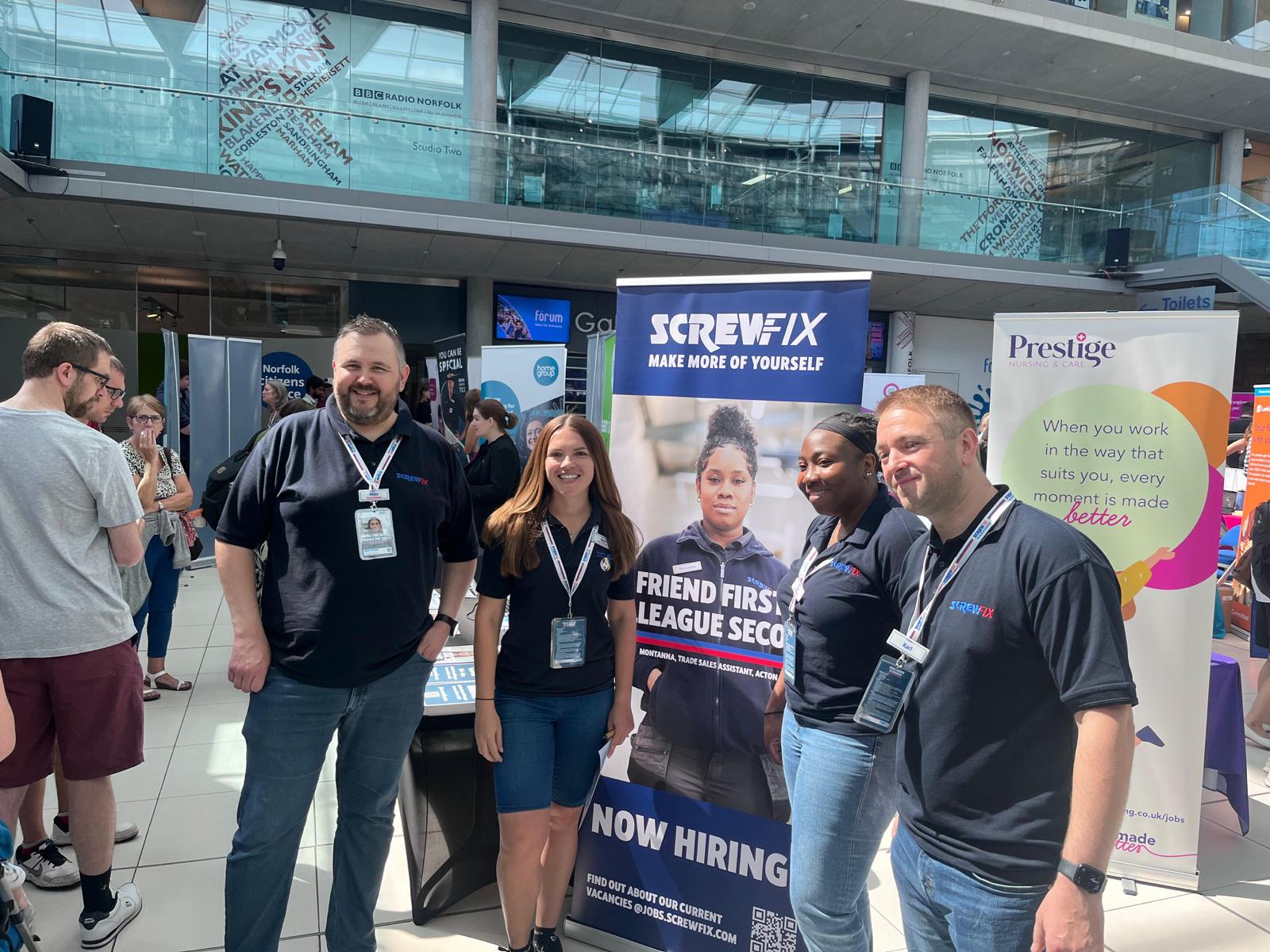 Screwfix at our event in Norwich