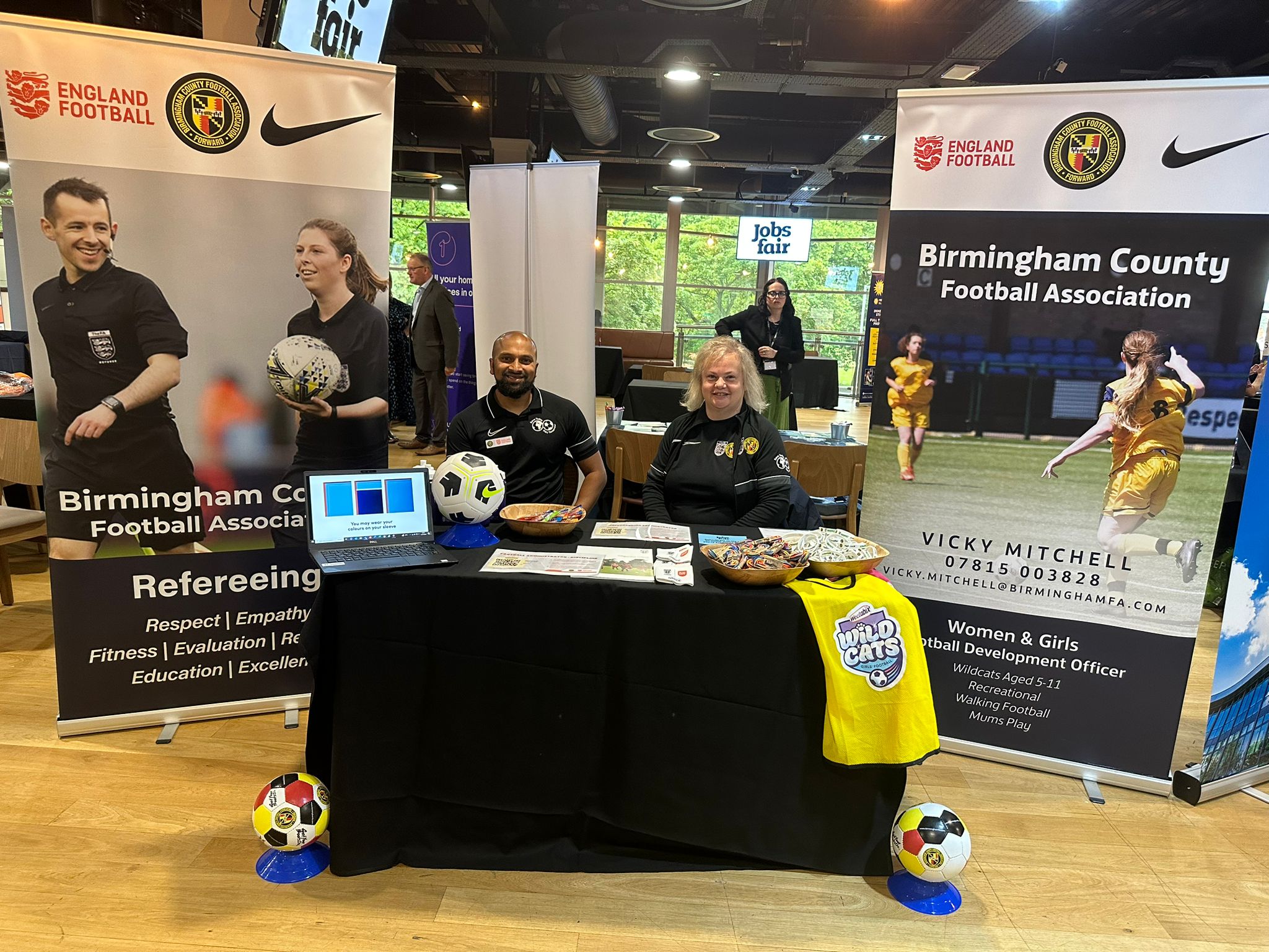 Birmingham County FA at our event in Birmingham