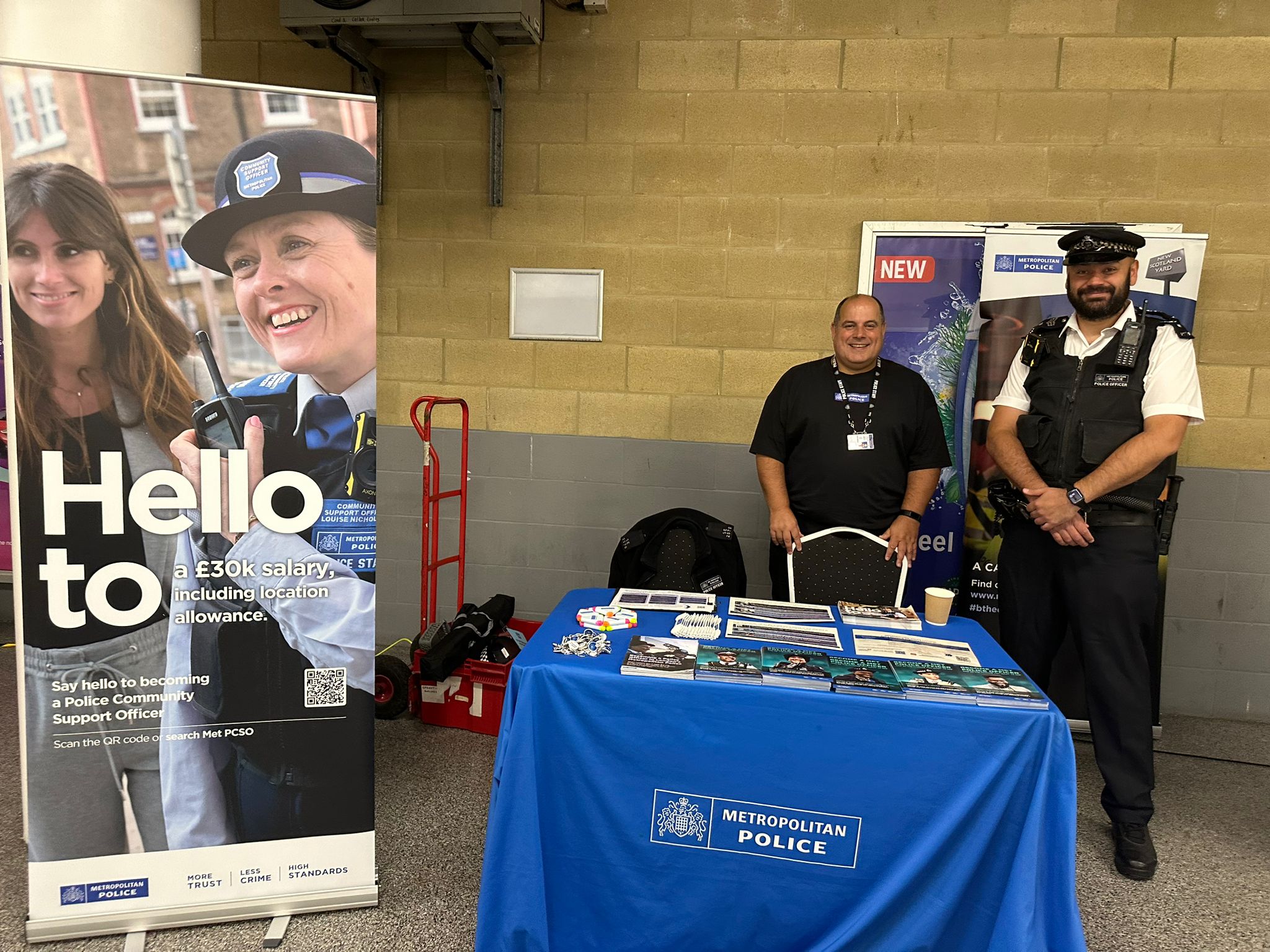 Metropolitan Police at our event in Central London