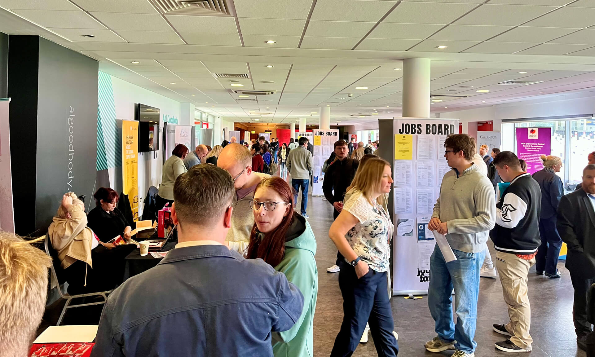 Belfast Jobs Fair in action