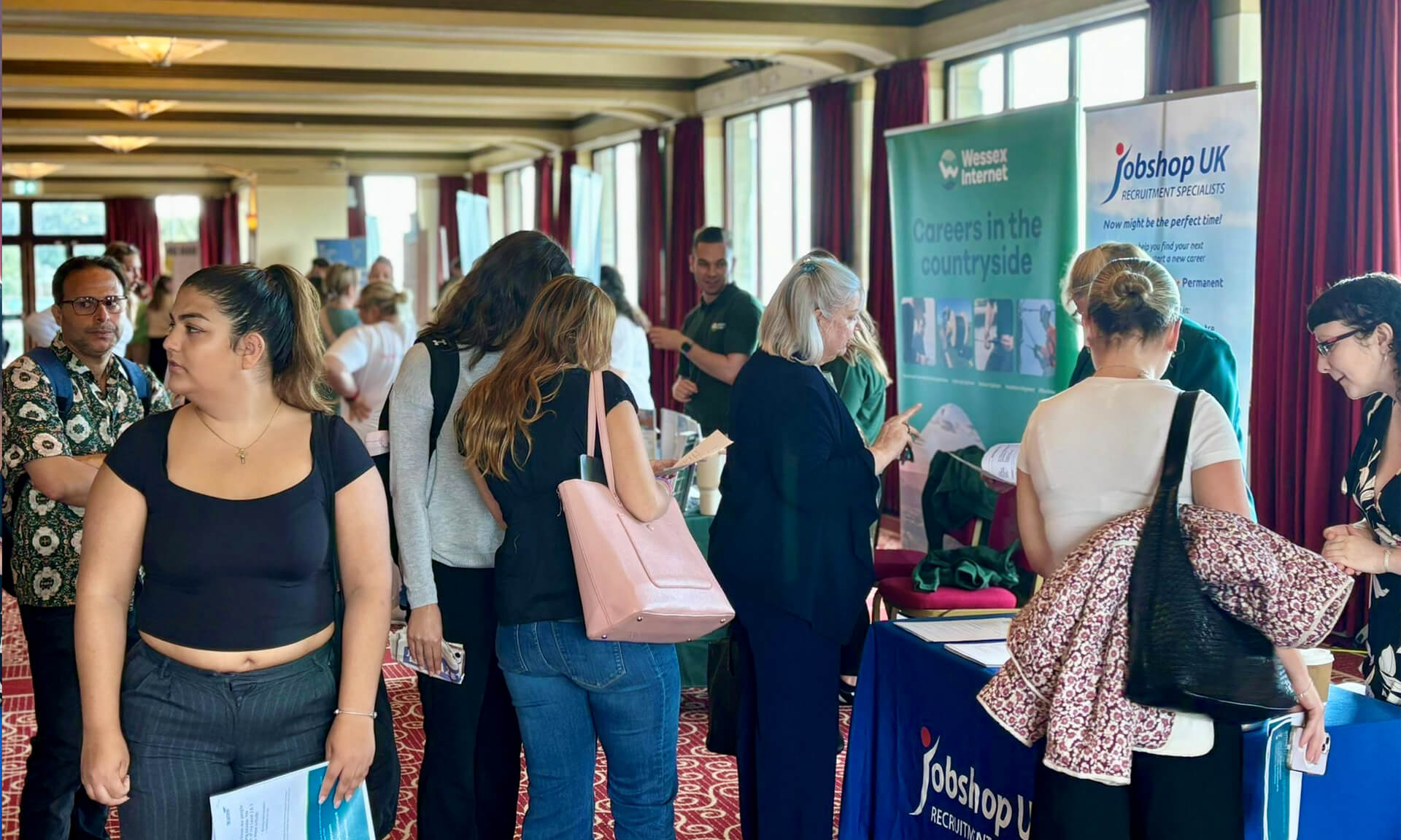 Bournemouth Jobs Fair in action