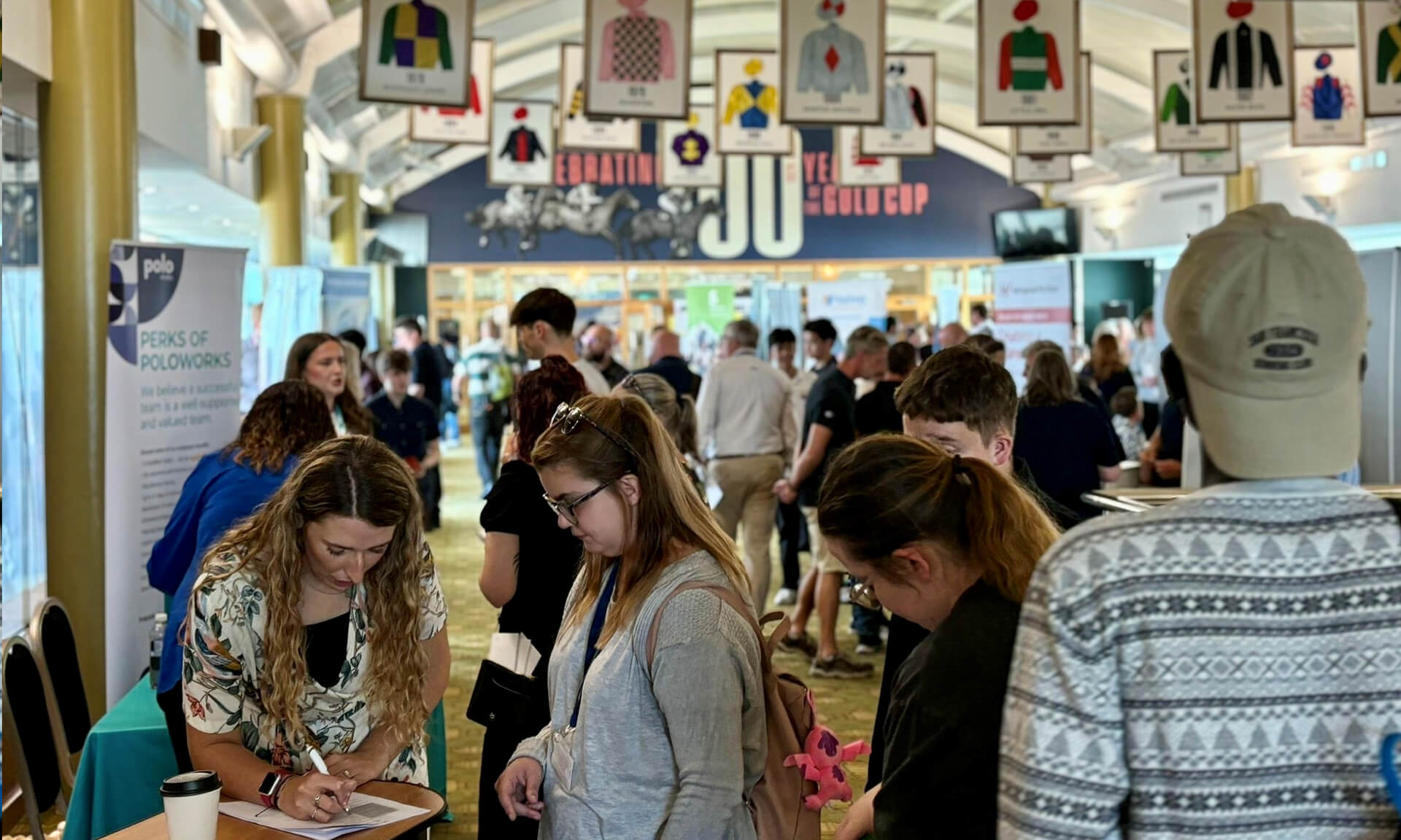 Cheltenham & Gloucester Jobs Fair in action