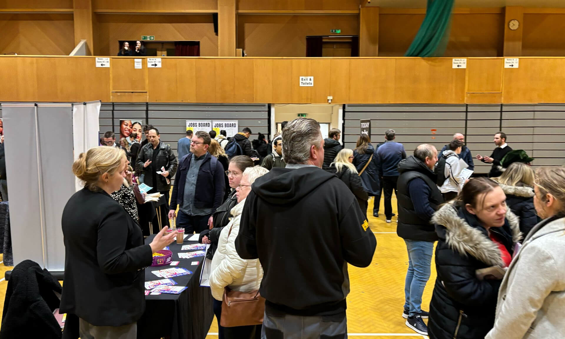 Colchester Jobs Fair in action