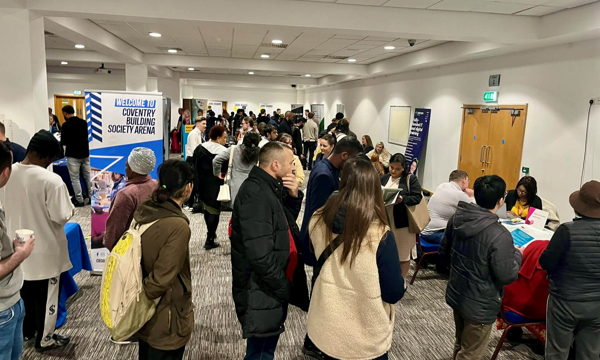 Coventry Jobs Fair in action