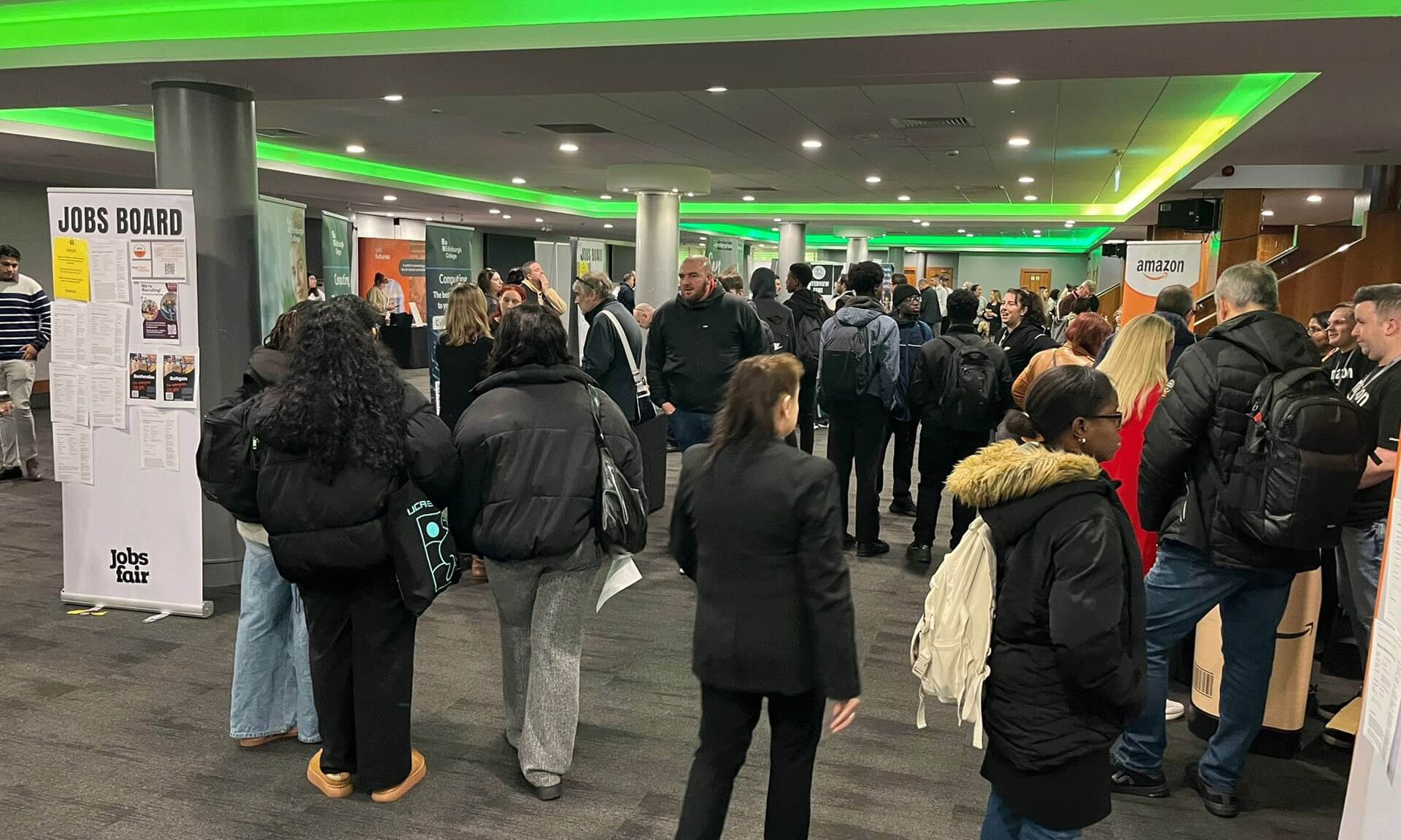 Edinburgh Jobs Fair in action