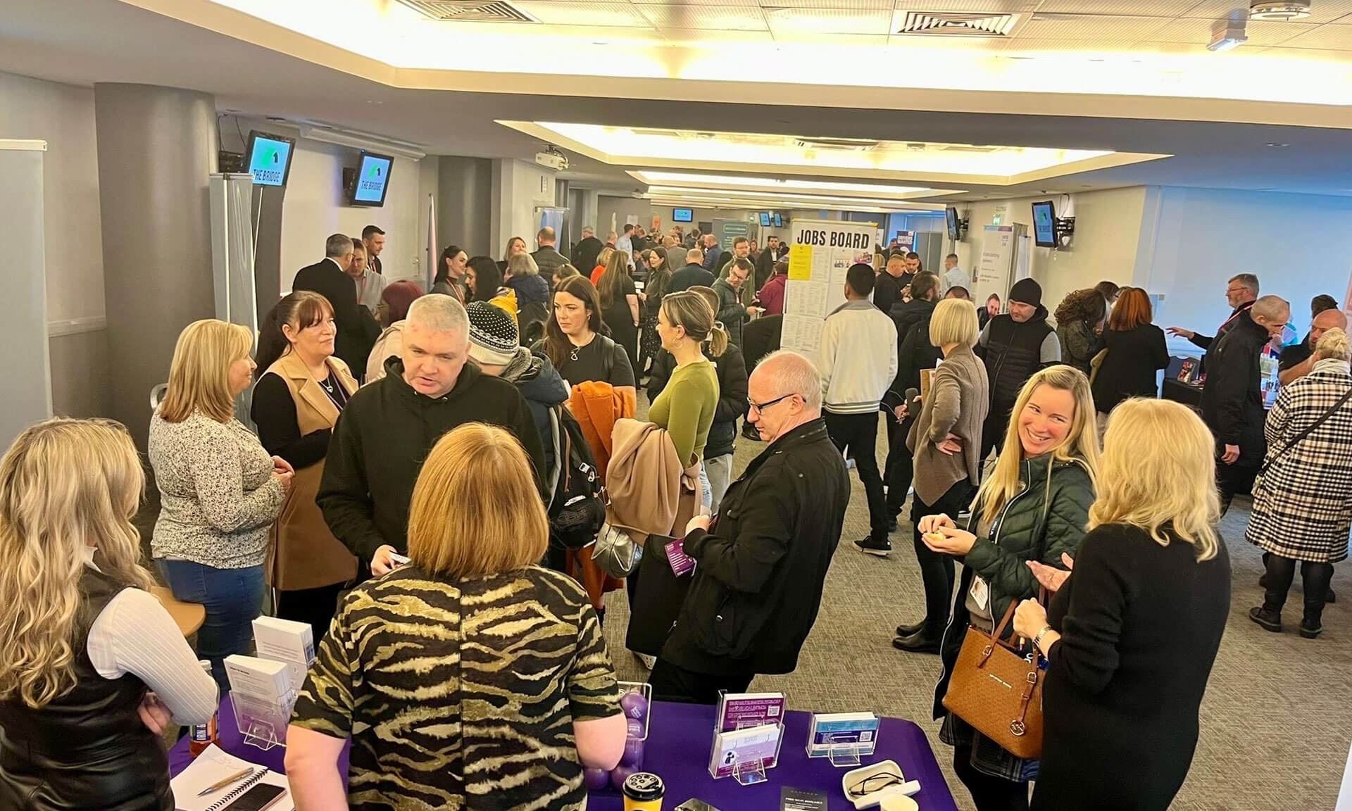 Glasgow Jobs Fair in action