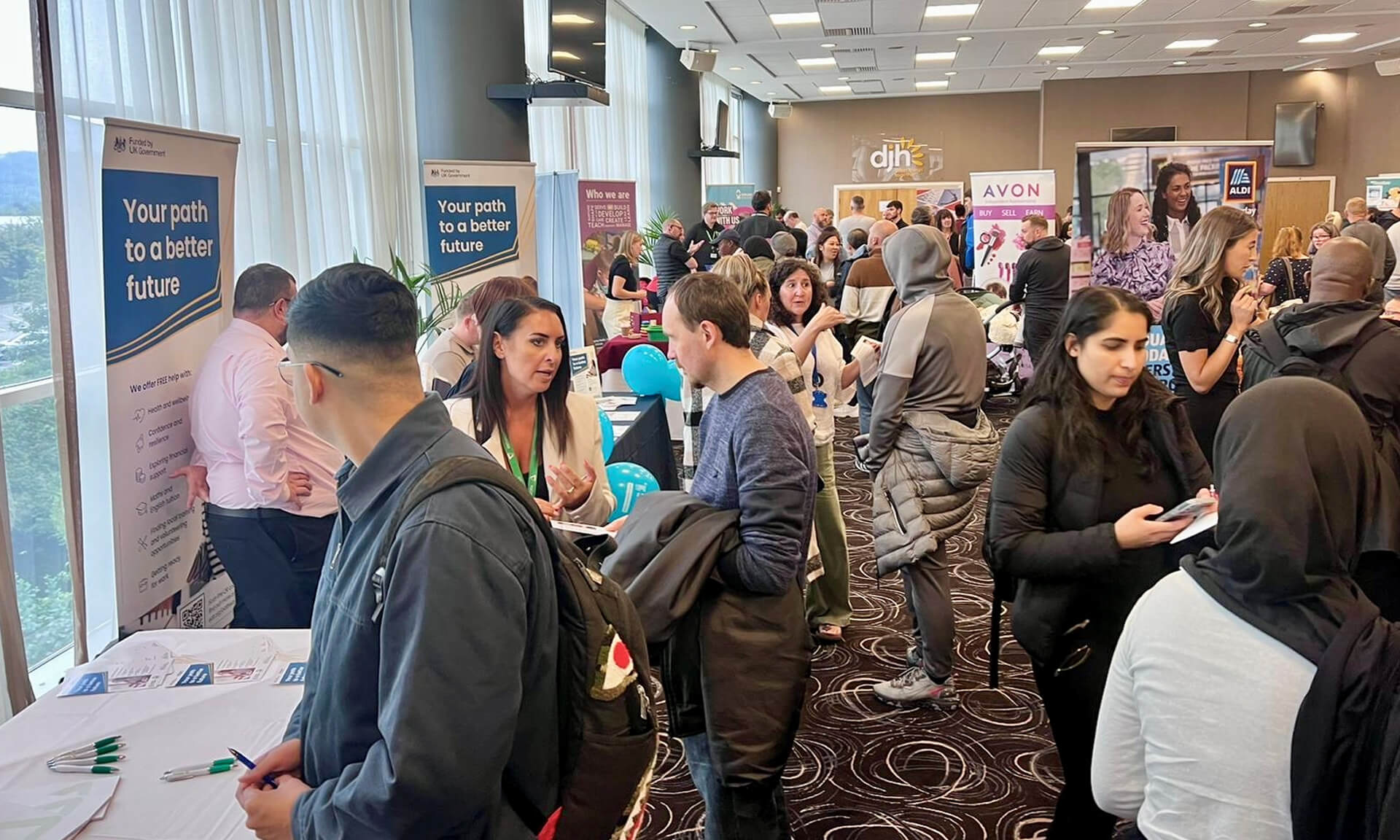 Huddersfield Jobs Fair in action