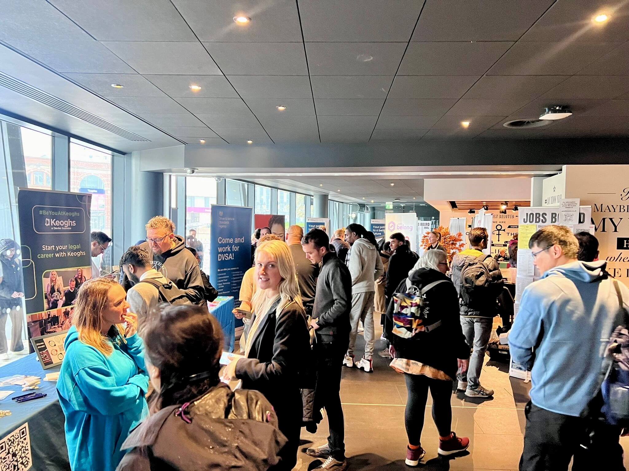 Leeds Jobs Fair in action