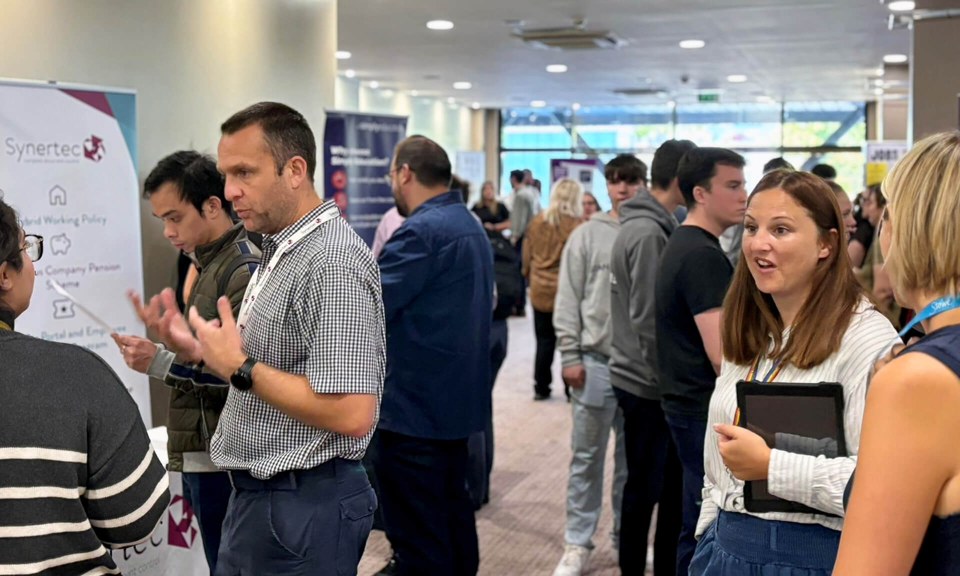 Milton Keynes Jobs Fair in action