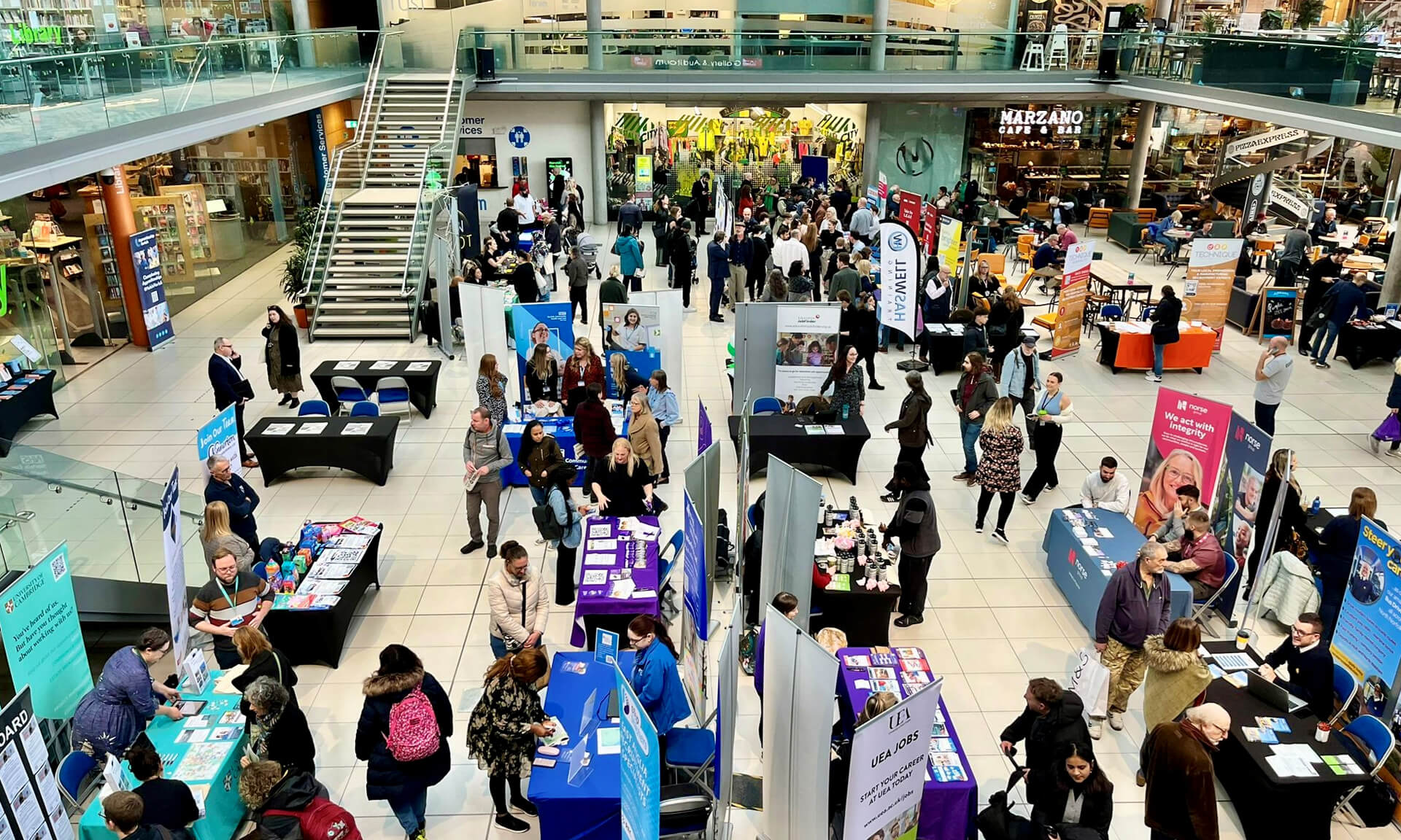 Norwich Jobs Fair in action