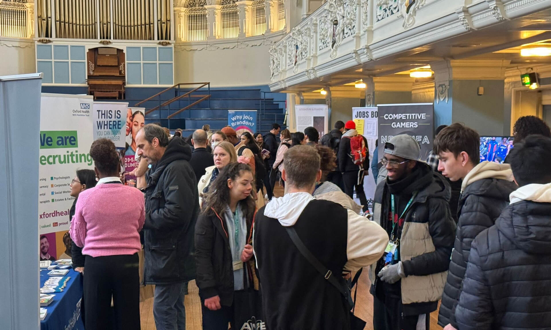 Oxford Jobs Fair in action