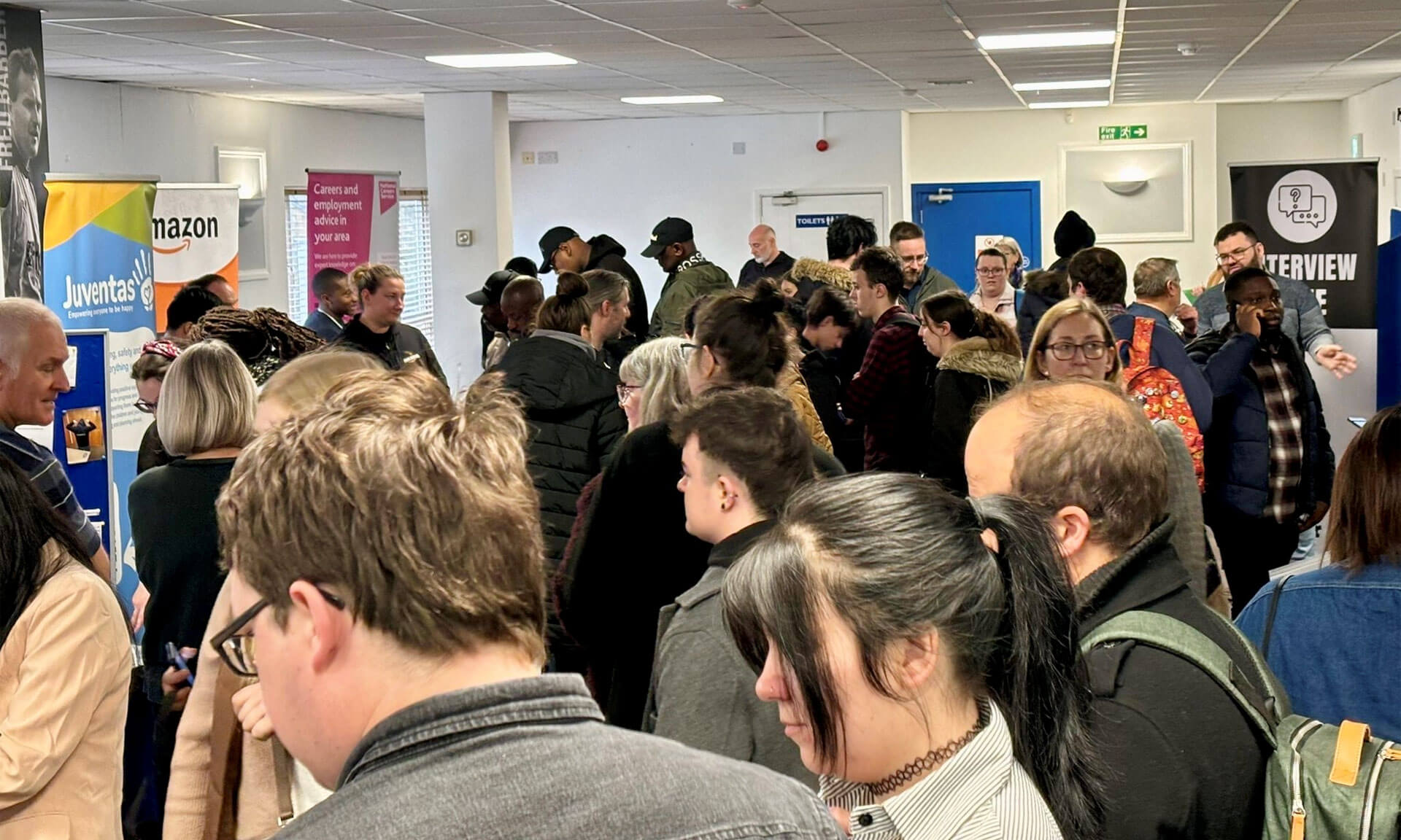 Peterborough Jobs Fair in action