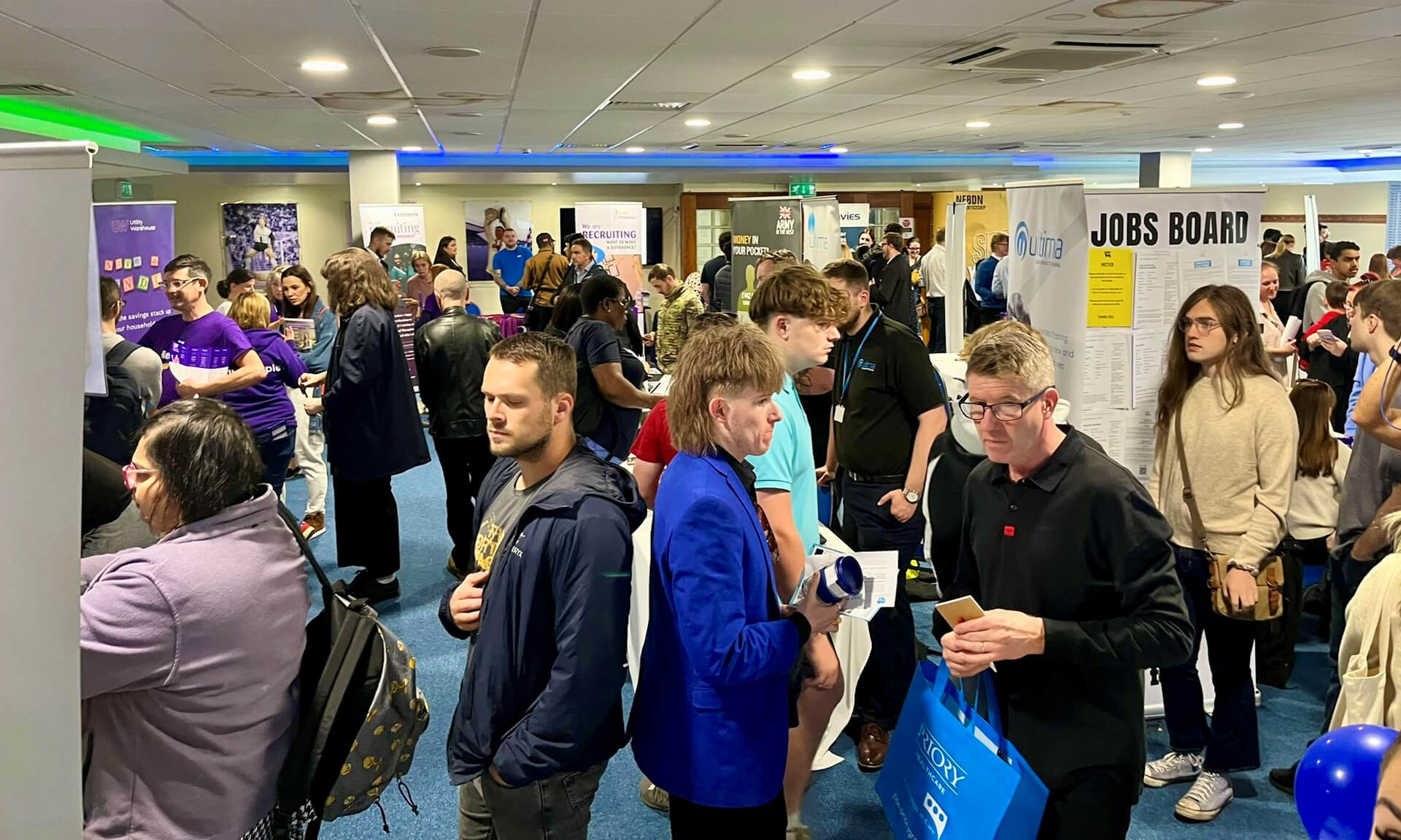 Preston Jobs Fair in action