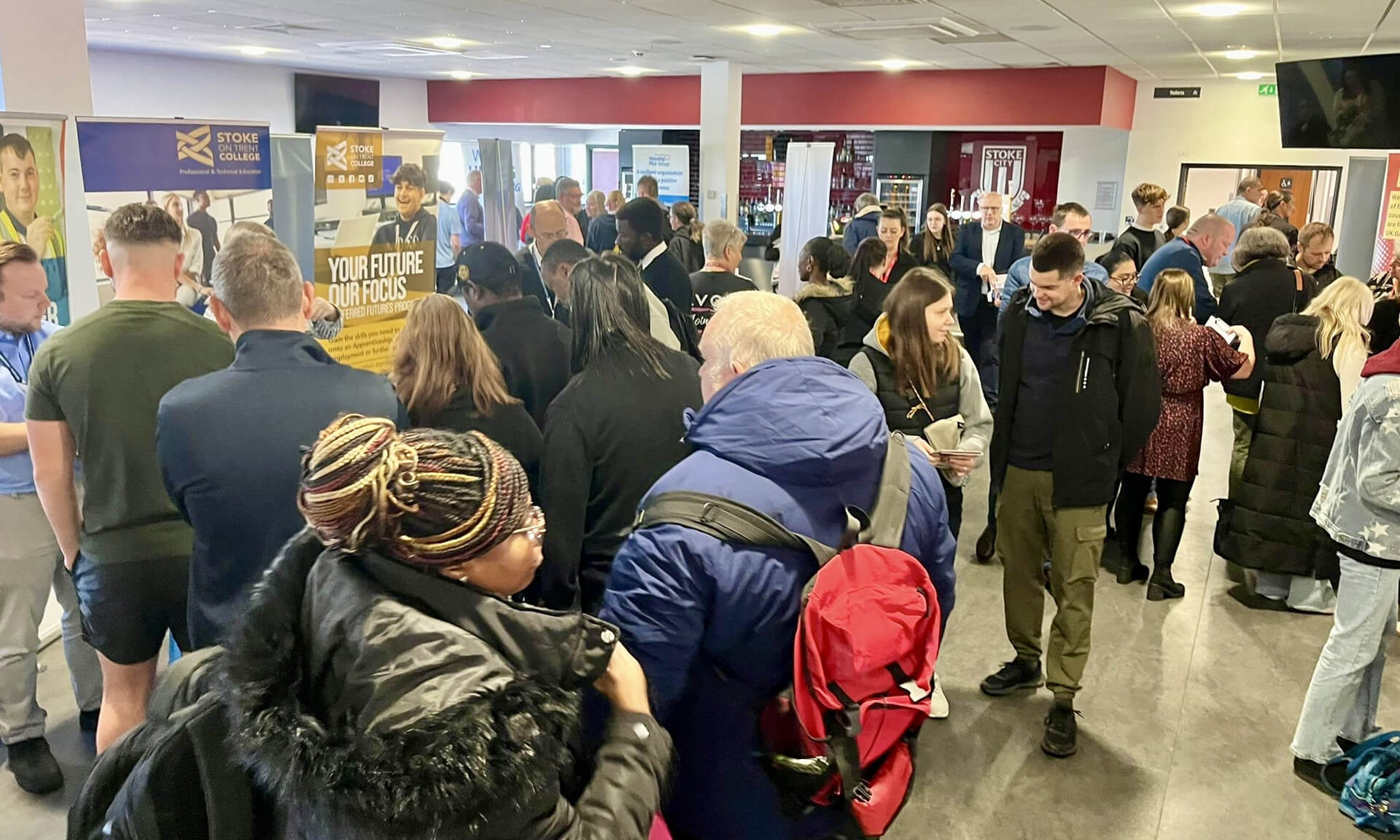 Stoke-on-Trent Jobs Fair in action