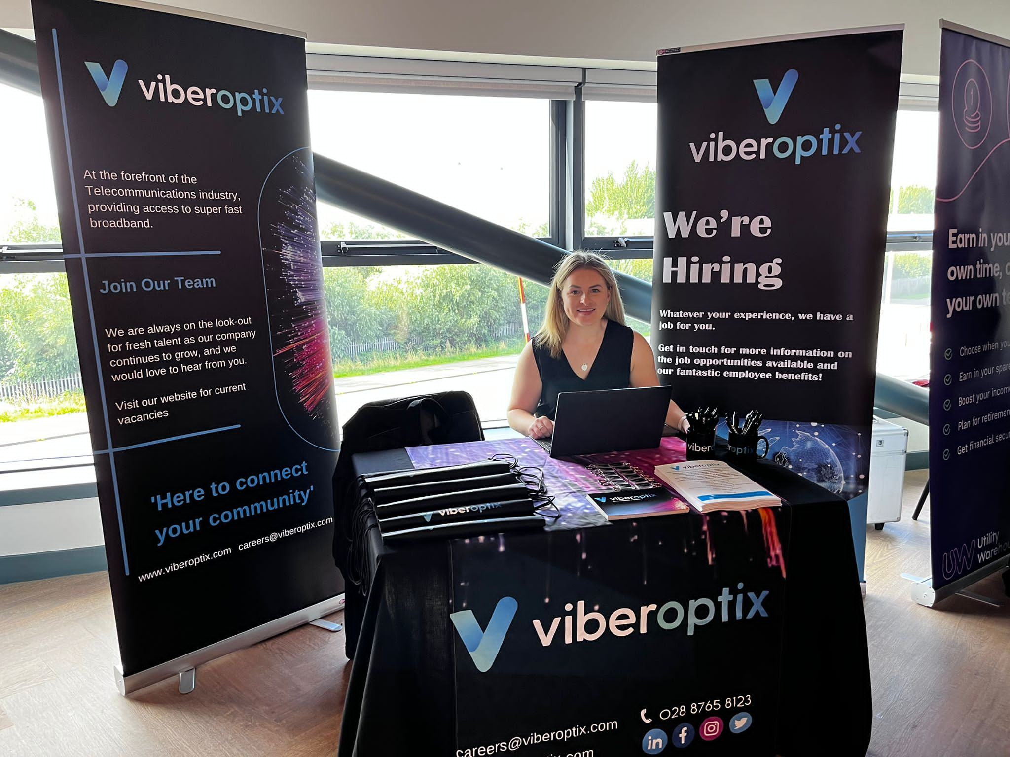 Viberoptix at our event in Middlesbrough