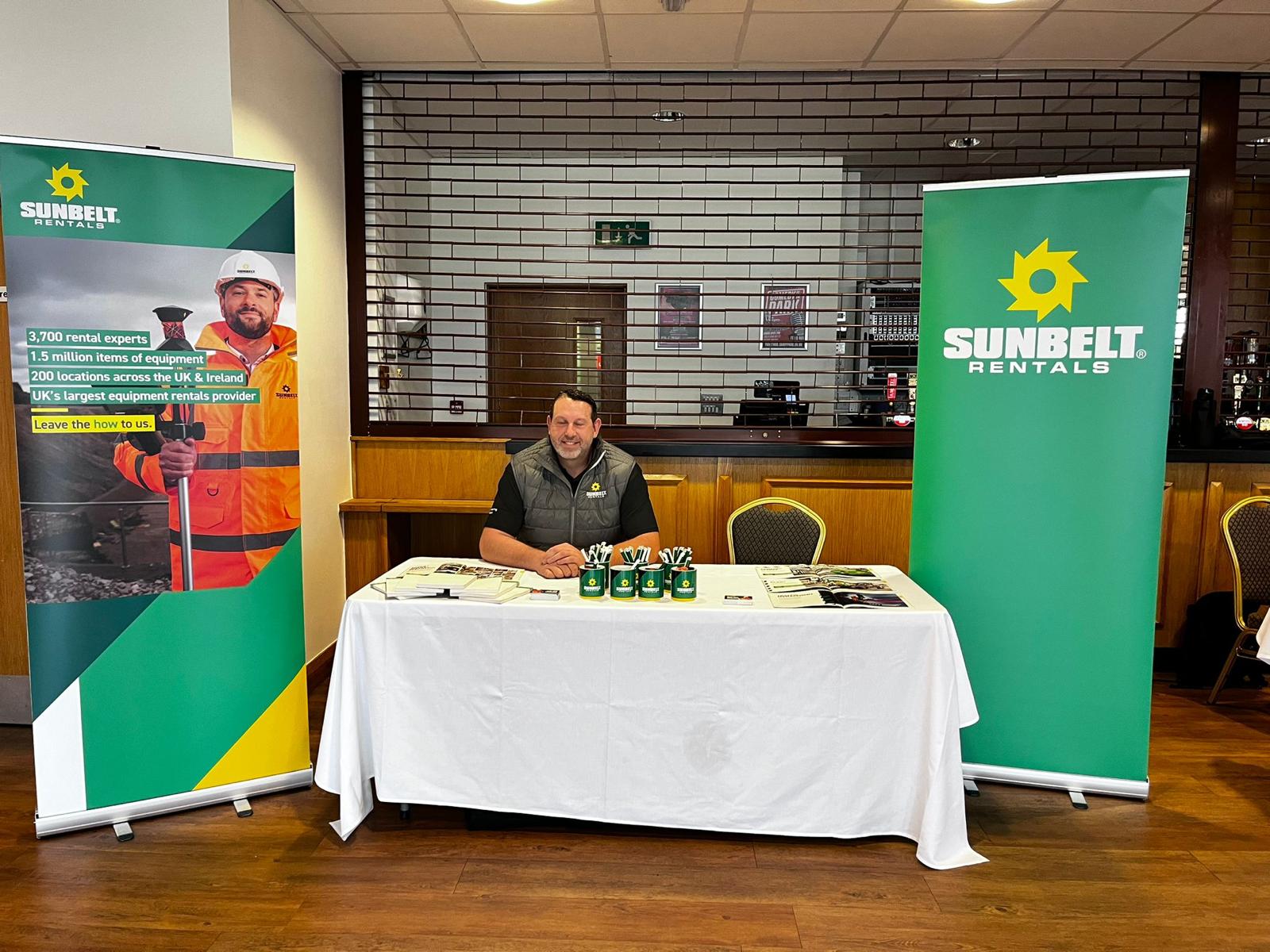 Sunbelt Rentals at our event in Exeter