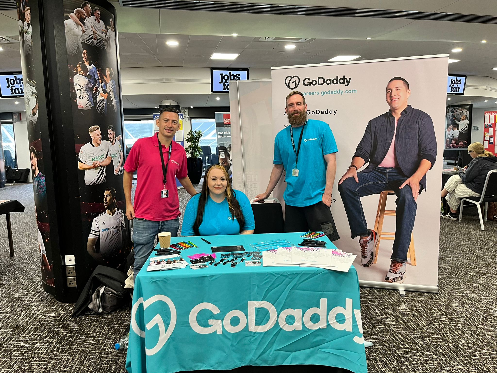 Go Daddy at our event in Derby