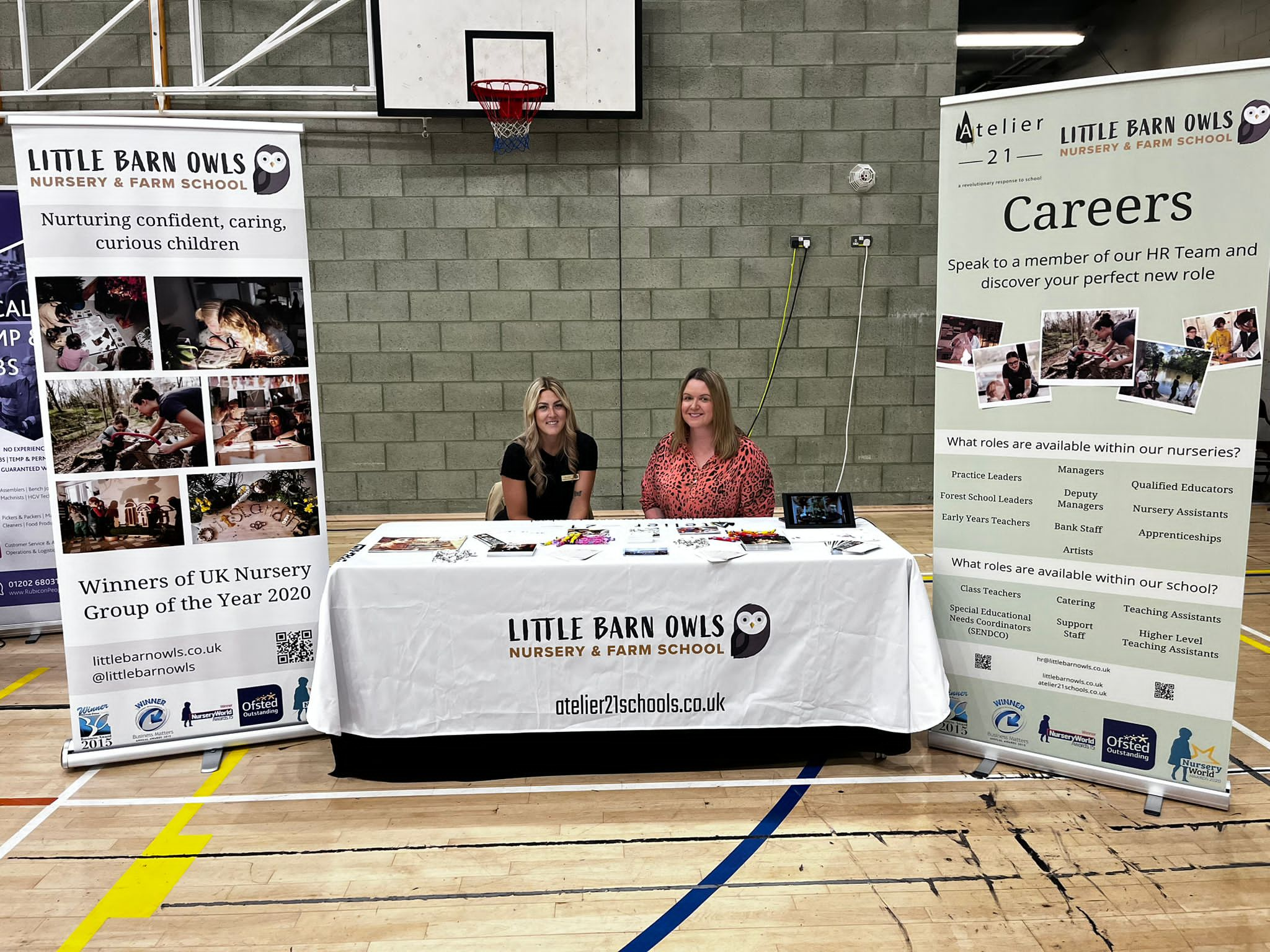 Little Barn Owls at our event in Crawley