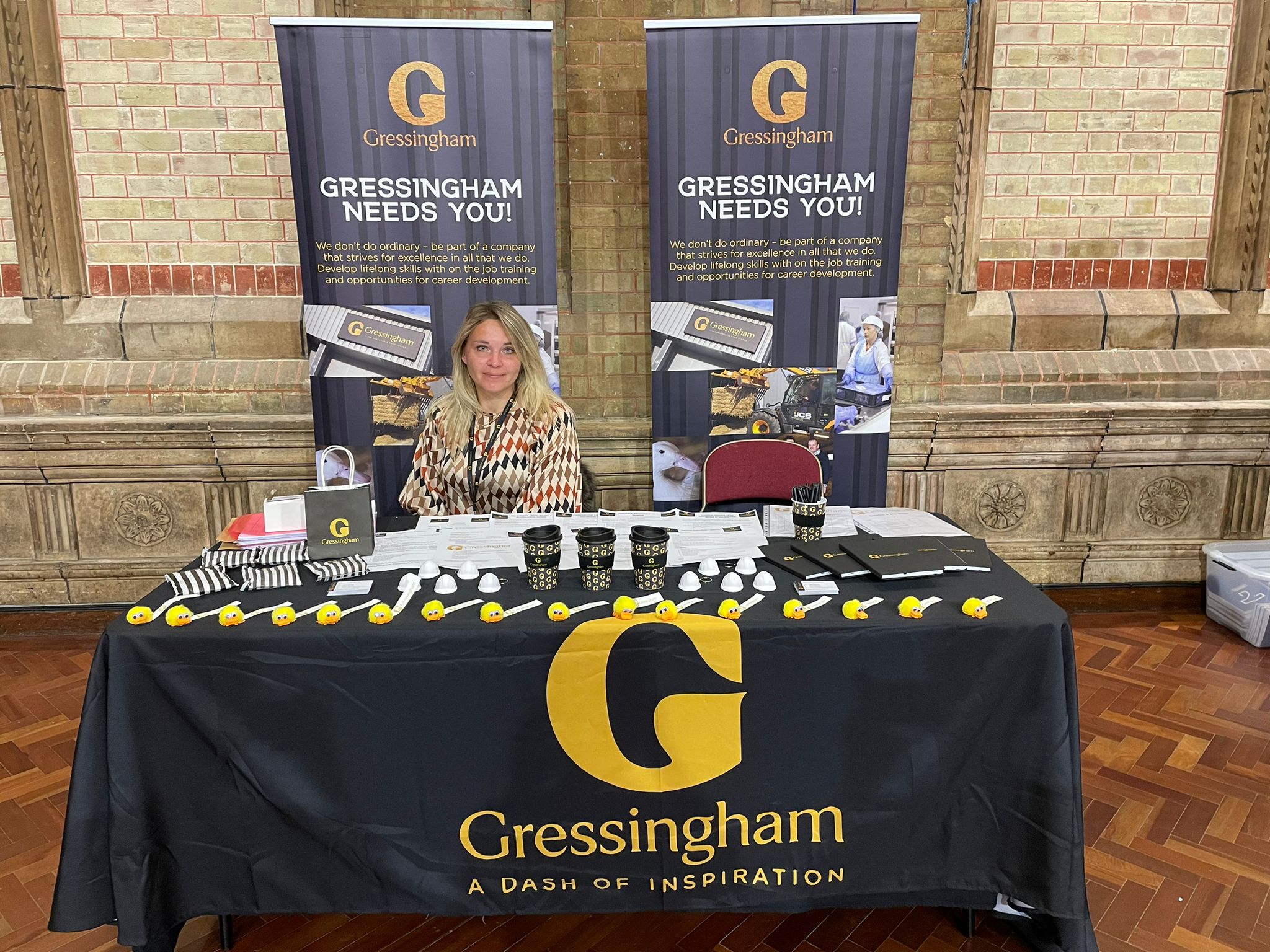 Gressingham Food at our event in Ipswich