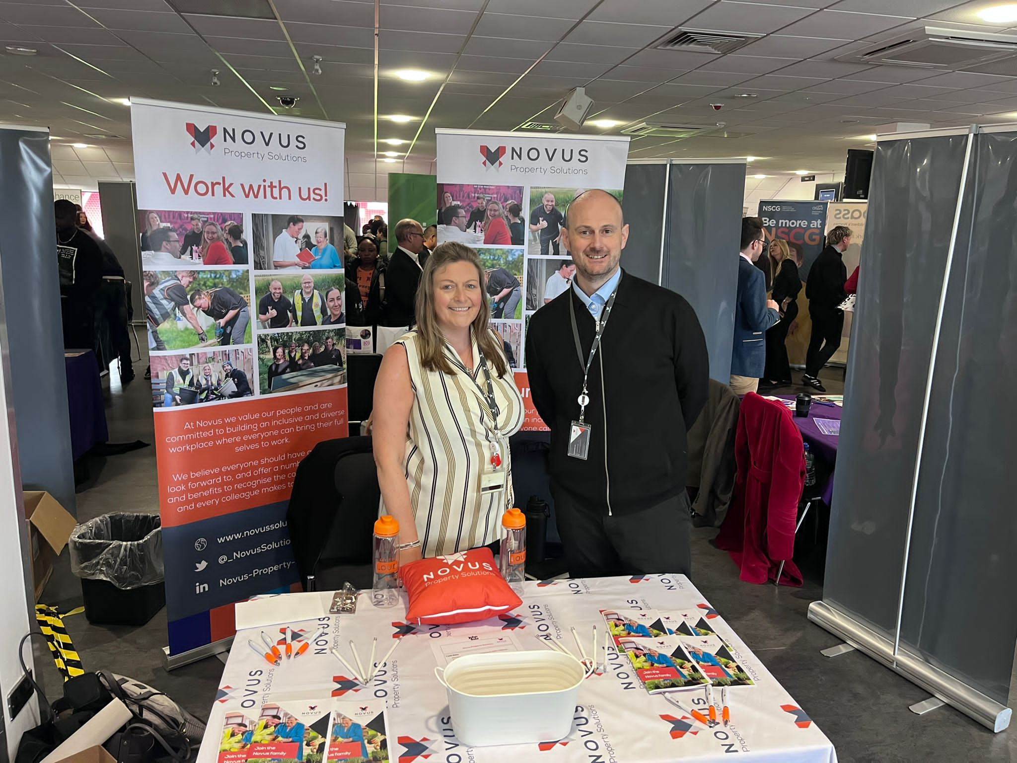 Novus Property Solutions at our event in Stoke-on-Trent