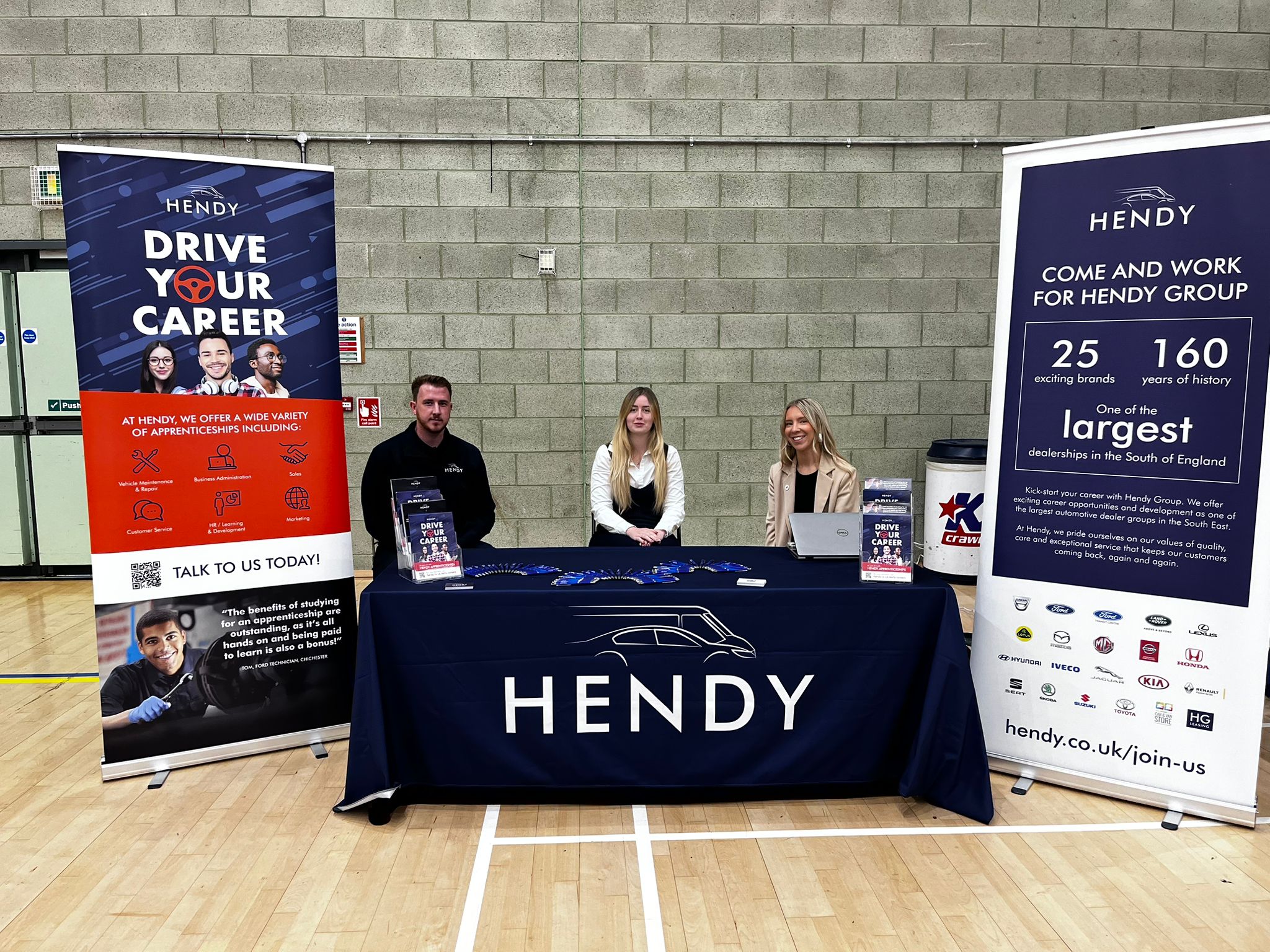 Hendy Group at our event in Crawley