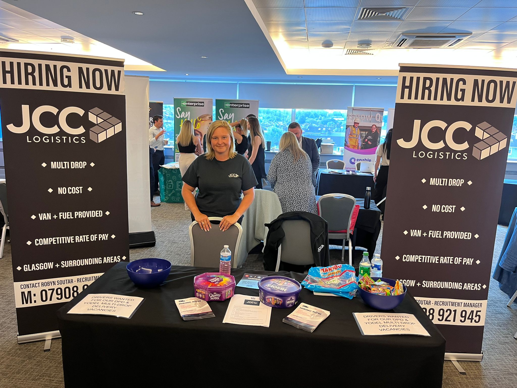 JCC Logistics  at our event in Glasgow